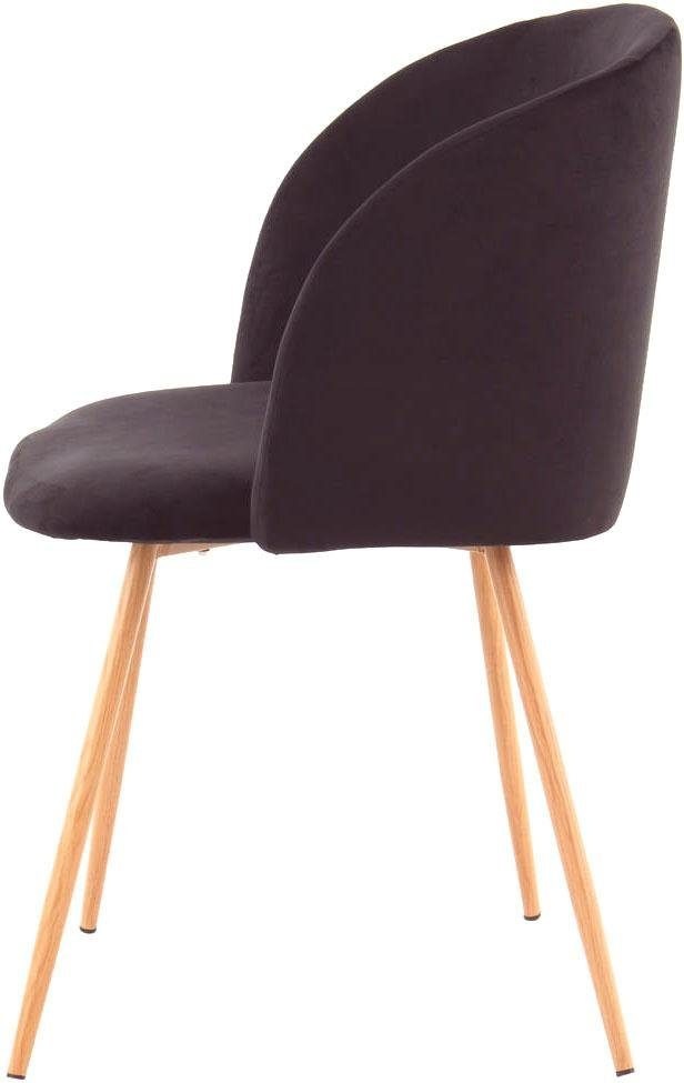 Kayoom Stuhl »Celina 210 2er-Set, Polsterstuhl, Sitzfläche aus Schaumstoff«, (Set), 2 St., bequem, zeitlos, Hingucker in jedem Wohnbereich