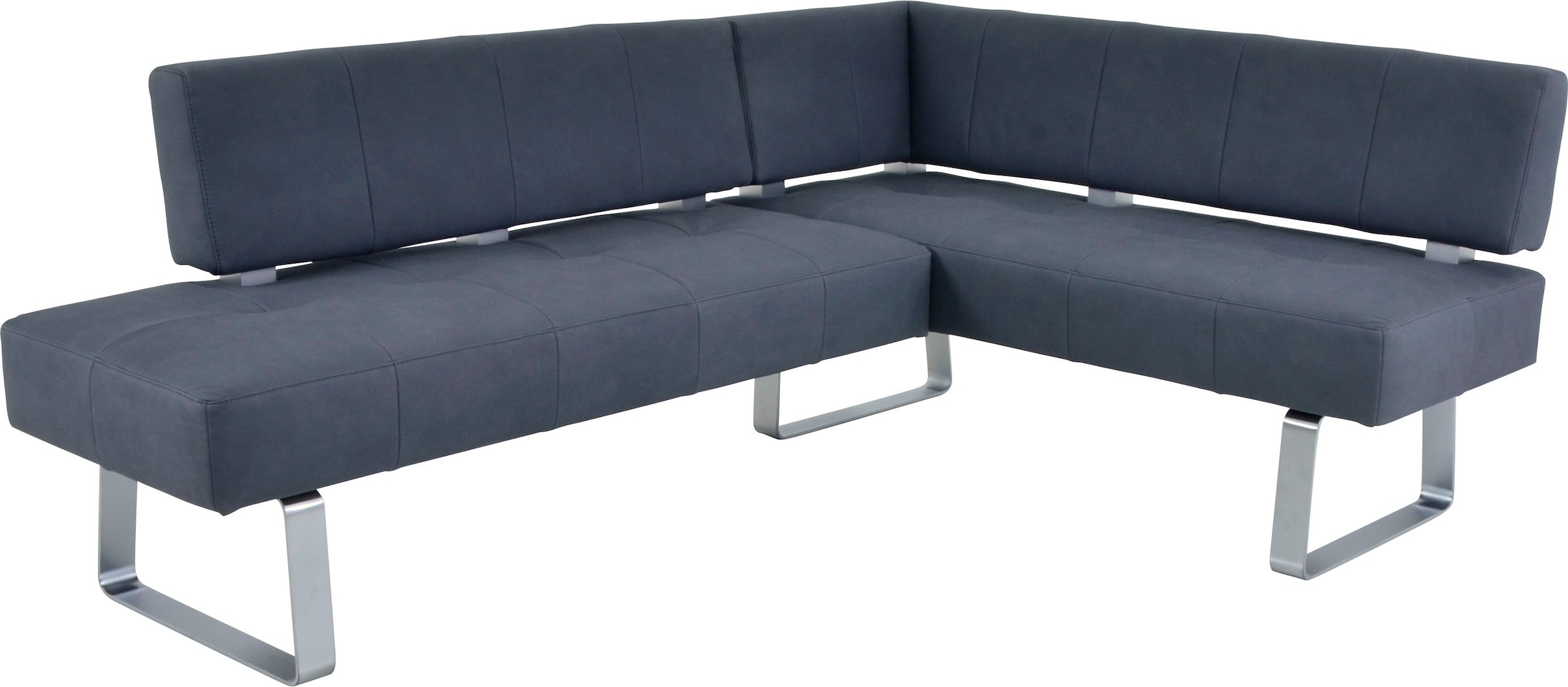 K+W Komfort & Wohnen Eckbankgruppe »Spider II«, (Set, 4 tlg.), langer Schenkel 227cm, 2 Freischwinger, Auszugstisch in Breite 130 cm