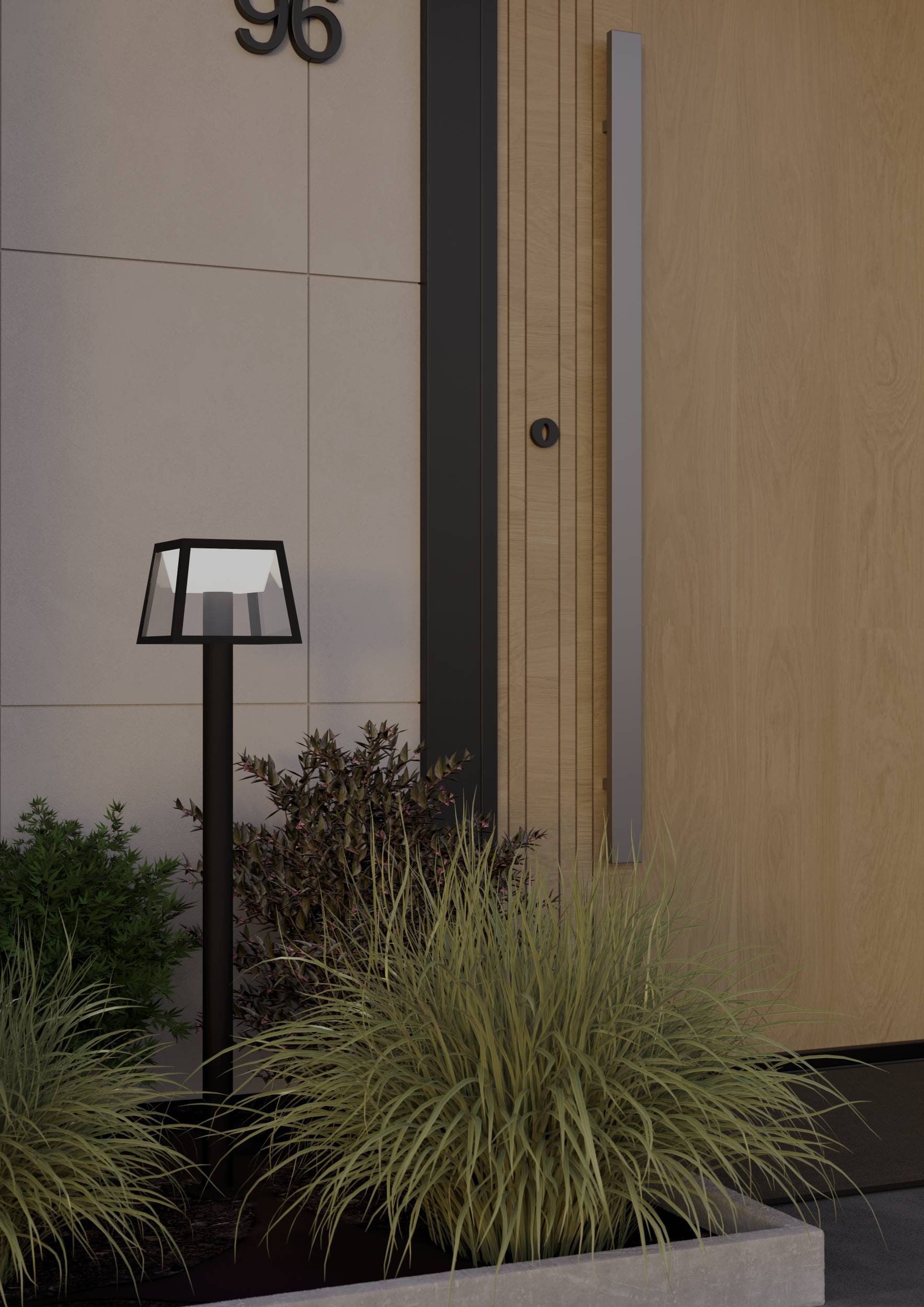 EGLO LED Solarleuchte »Altilia Solarlampe, Erdspieß, Stehlampe, Außenleuchte Garten, IP44« LED-Modul 1 Stk. Warmweiß Solarleuchte - L15,5 x B15,5 x H106 cm - schwarz - 7,5W inkl.