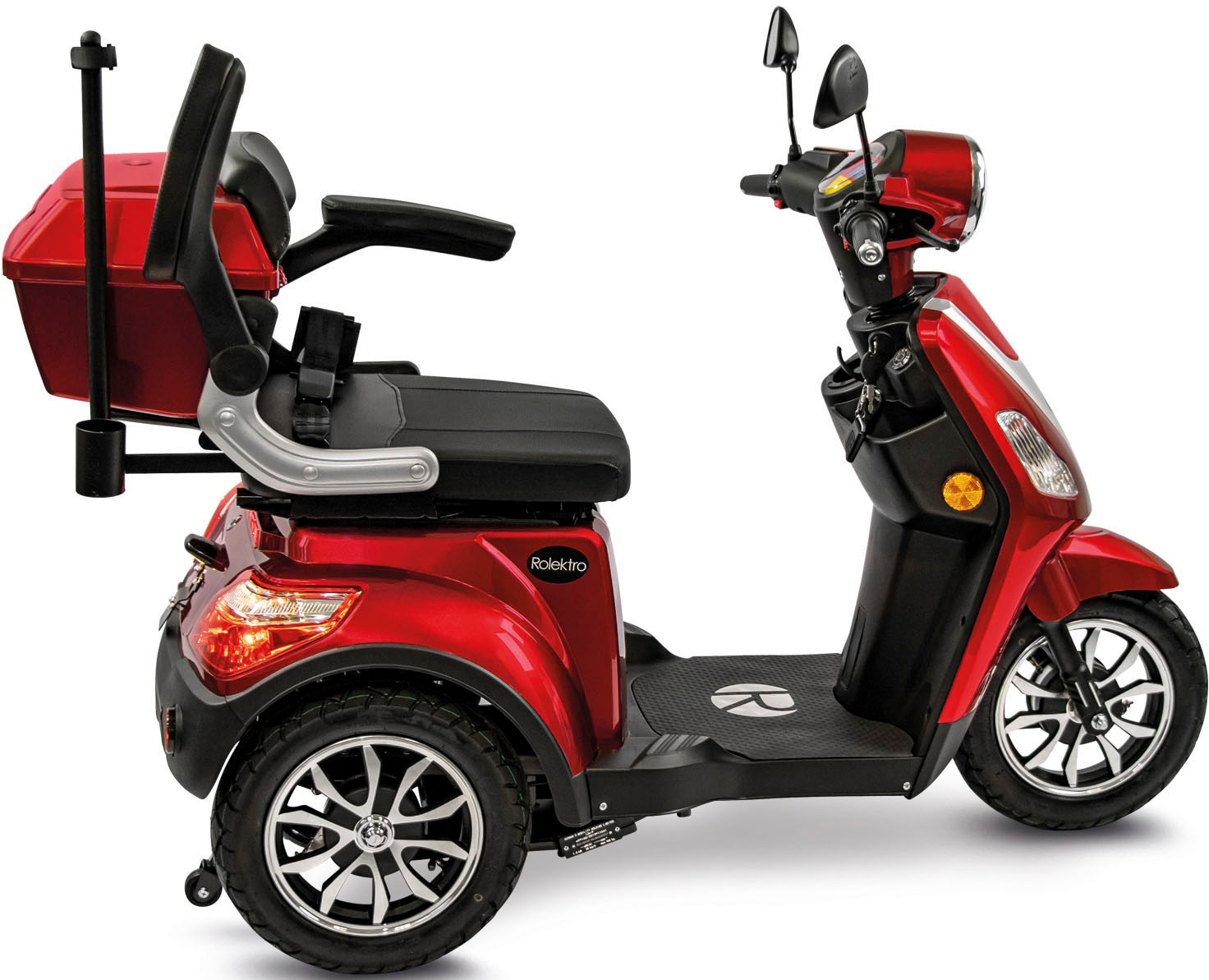Rolektro Elektromobil »Rolektro E-Trike 15 V.3 Lithium«, (mit Topcase)