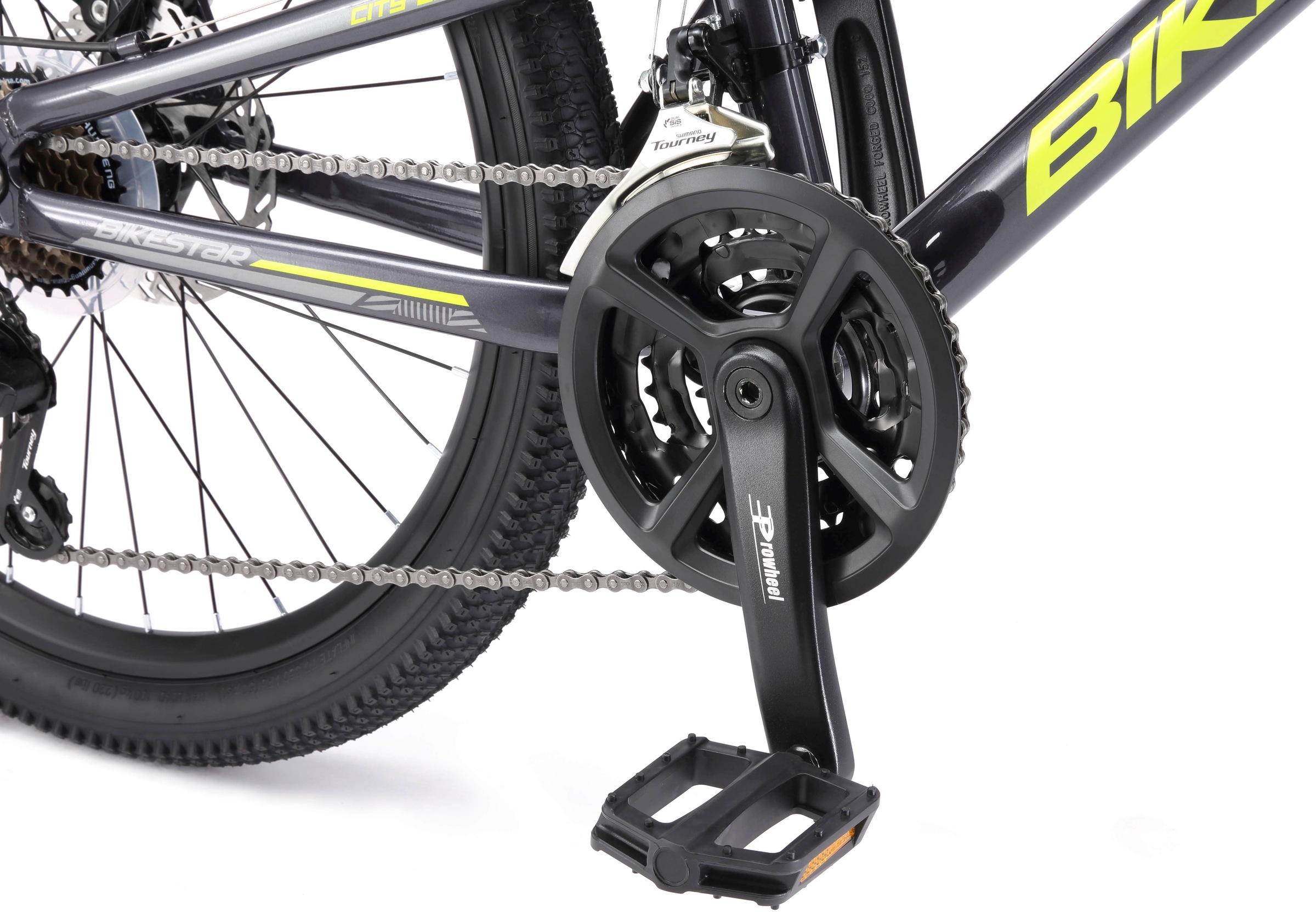 Bikestar Jugendfahrrad, 21 Gang, Shimano, RD-TY21 Schaltwerk, Kettenschaltung