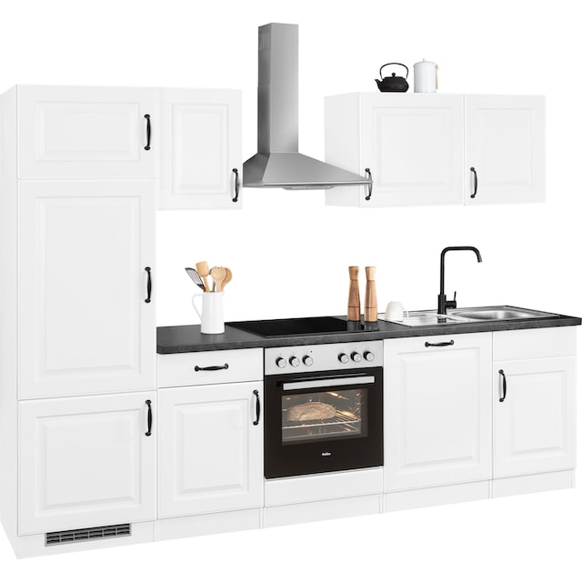 wiho Küchen Küchenzeile »Erla«, mit E-Geräten, Breite 280 cm auf Raten  bestellen