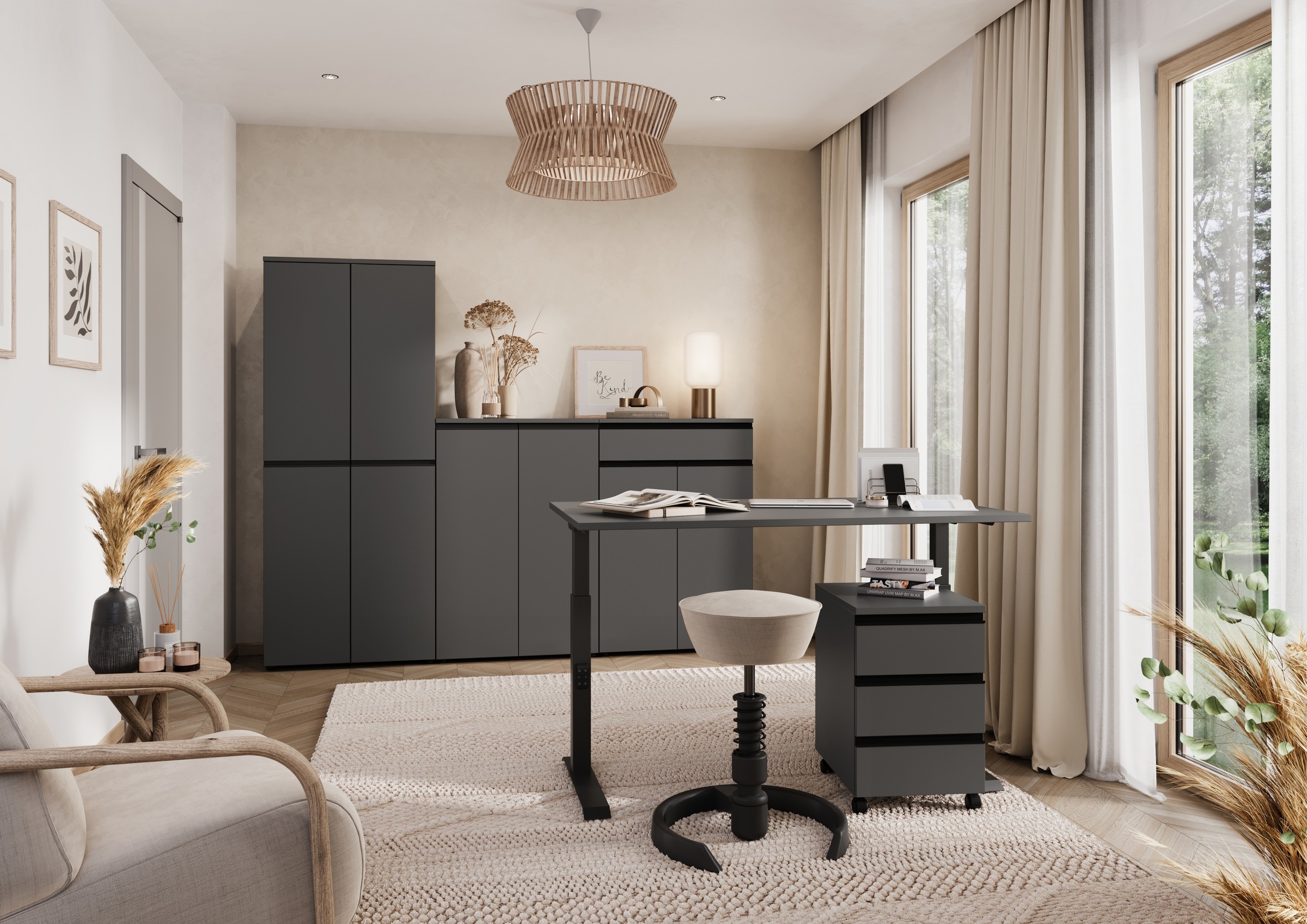 GERMANIA Aktenschrank Lemont 2-türiger Mehrzweckschrank wahlweise günstig online kaufen