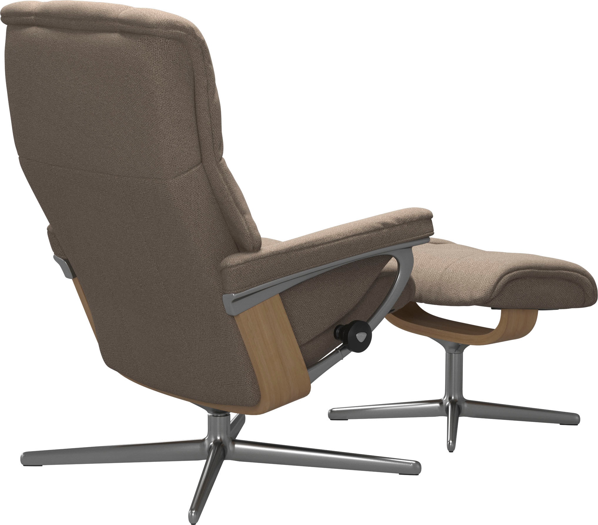 Stressless® Fußhocker »Mayfair«, mit Cross Base, Größe S, M & L, Holzakzent Eiche