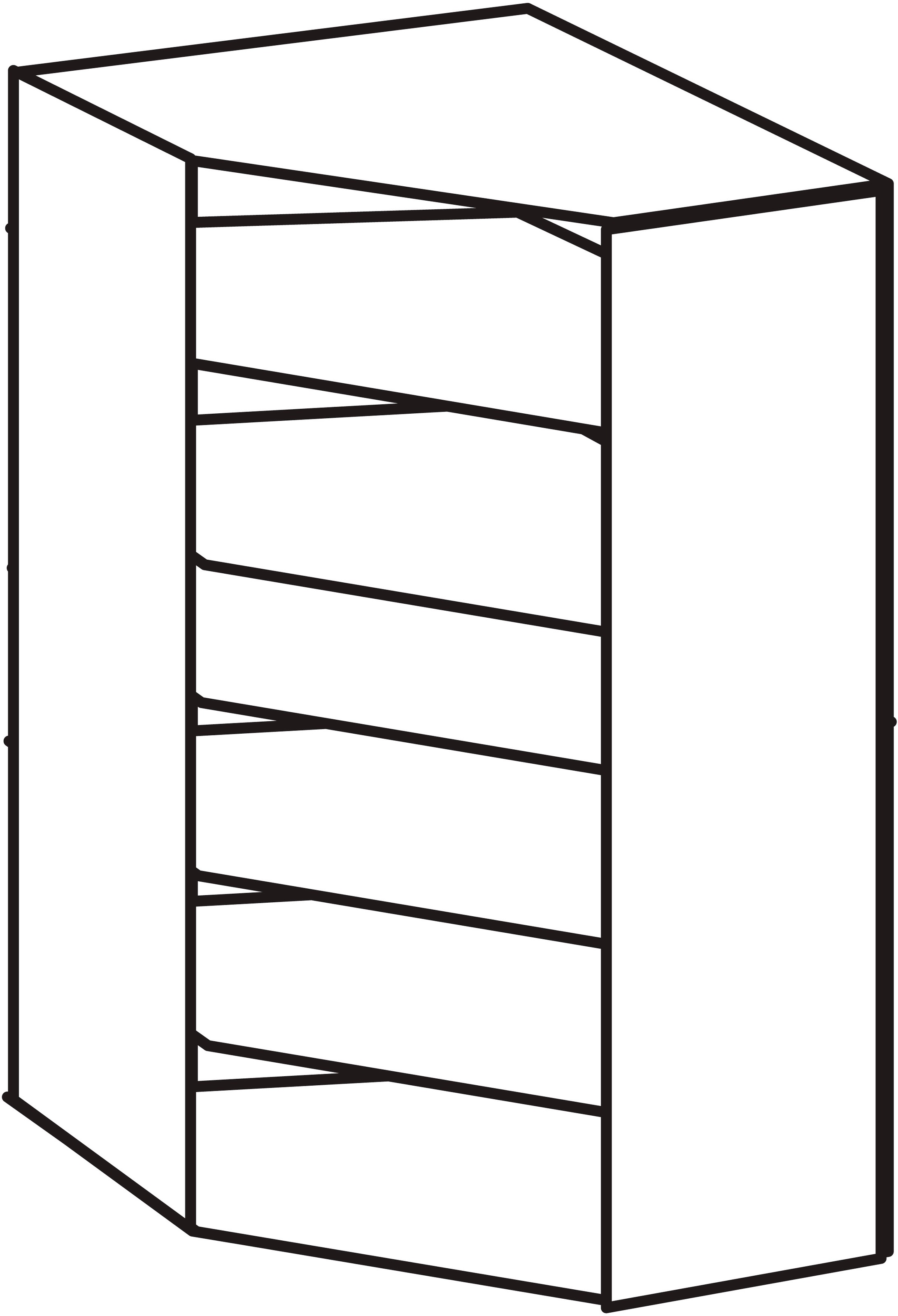 Wimex Schranksystem »Münster«, (Spar-Set, 6tlg: Eckschrank+ 2 Schränke 40cm und 50cm breit+ 3 Aufsatzmodule), Mehrzweckschrank