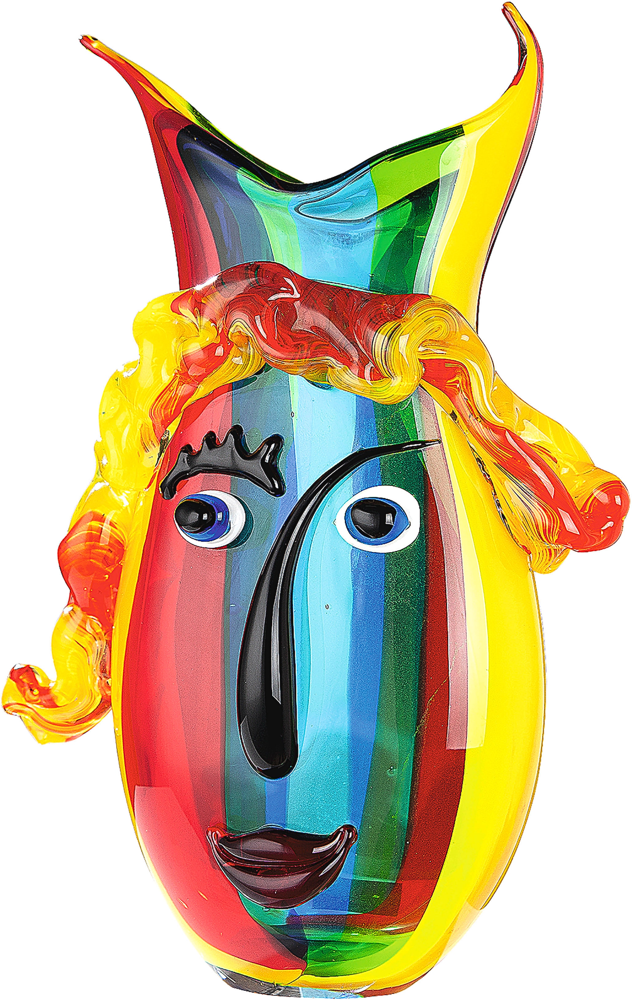 GILDE GLAS art Tischvase »Rainbow« aus Glas, Höhe ca. 37 cm günstig online kaufen