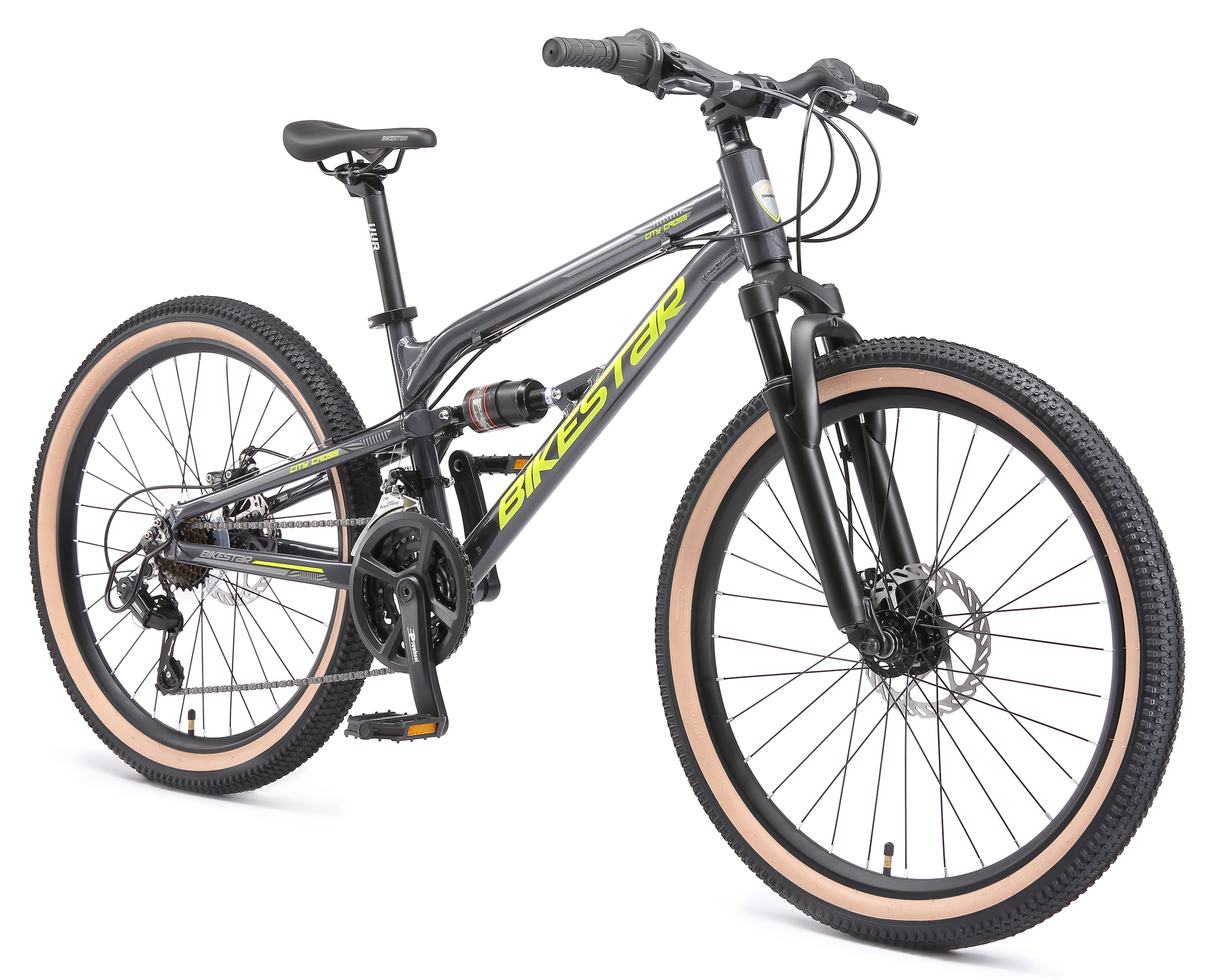 Bikestar Jugendfahrrad 21 Gang Shimano RD-TY21 Schaltwerk Kettenschaltung