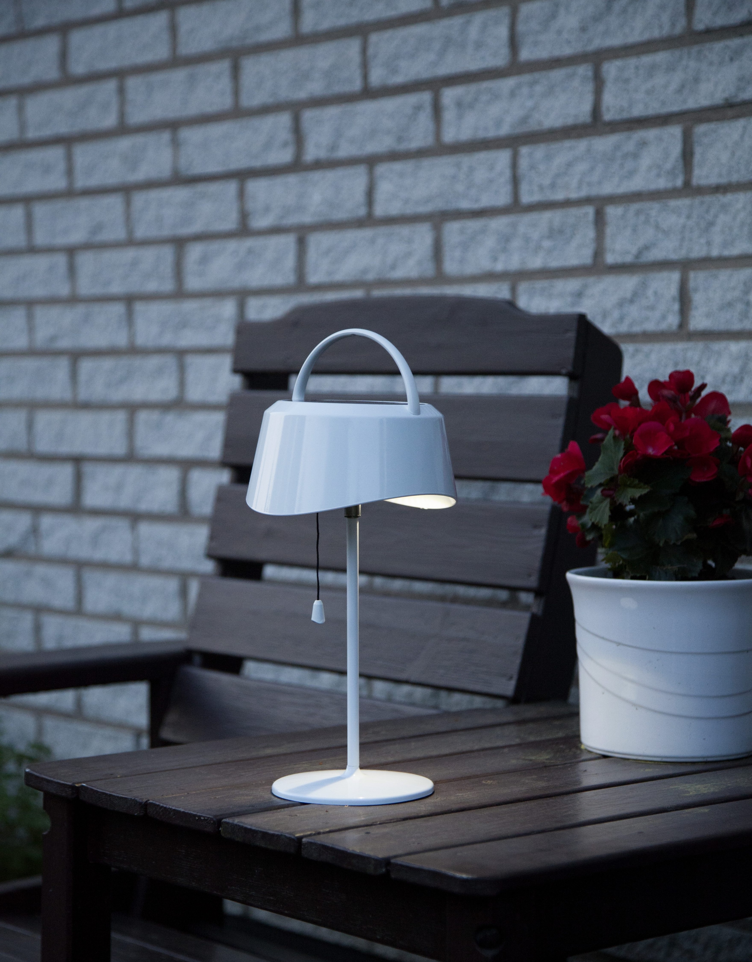 Parforce Traditional Hunting LED Solarleuchte »Solarlampe Cervia« LED-Board 1 Stk. Warmweiß Solar-Tischlampe, Lampenschirm verstellbar, Dämmerungssensor