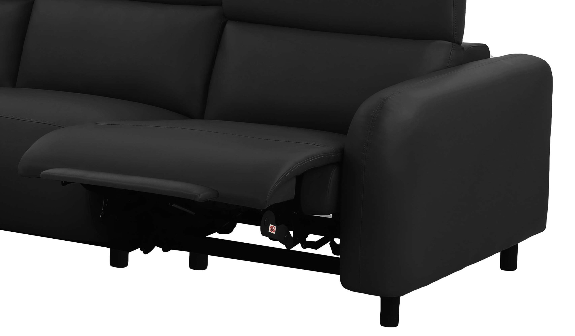 Home affaire Ecksofa »SKAANE Struktur, L-Form, 274 cm, manuelle u. elektrische Funktion,«, Kopfteilverstellung, Relax-und Liegefunktion, Federkernpolsterung