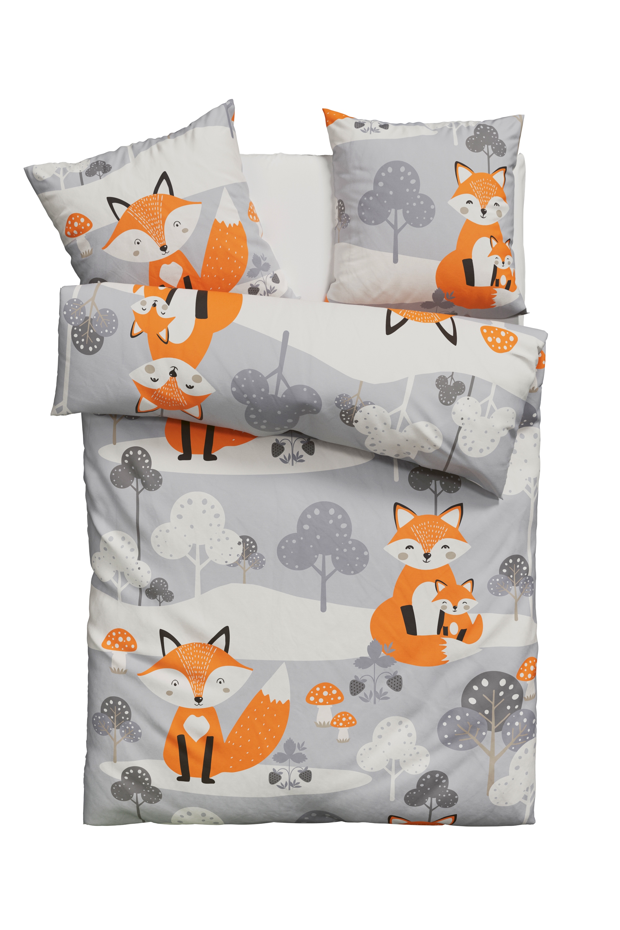 my home Bettwäsche »Physalis«, in Gr. 135x200 oder 155x220 cm, 100% Baumwolle, mehrere Designs