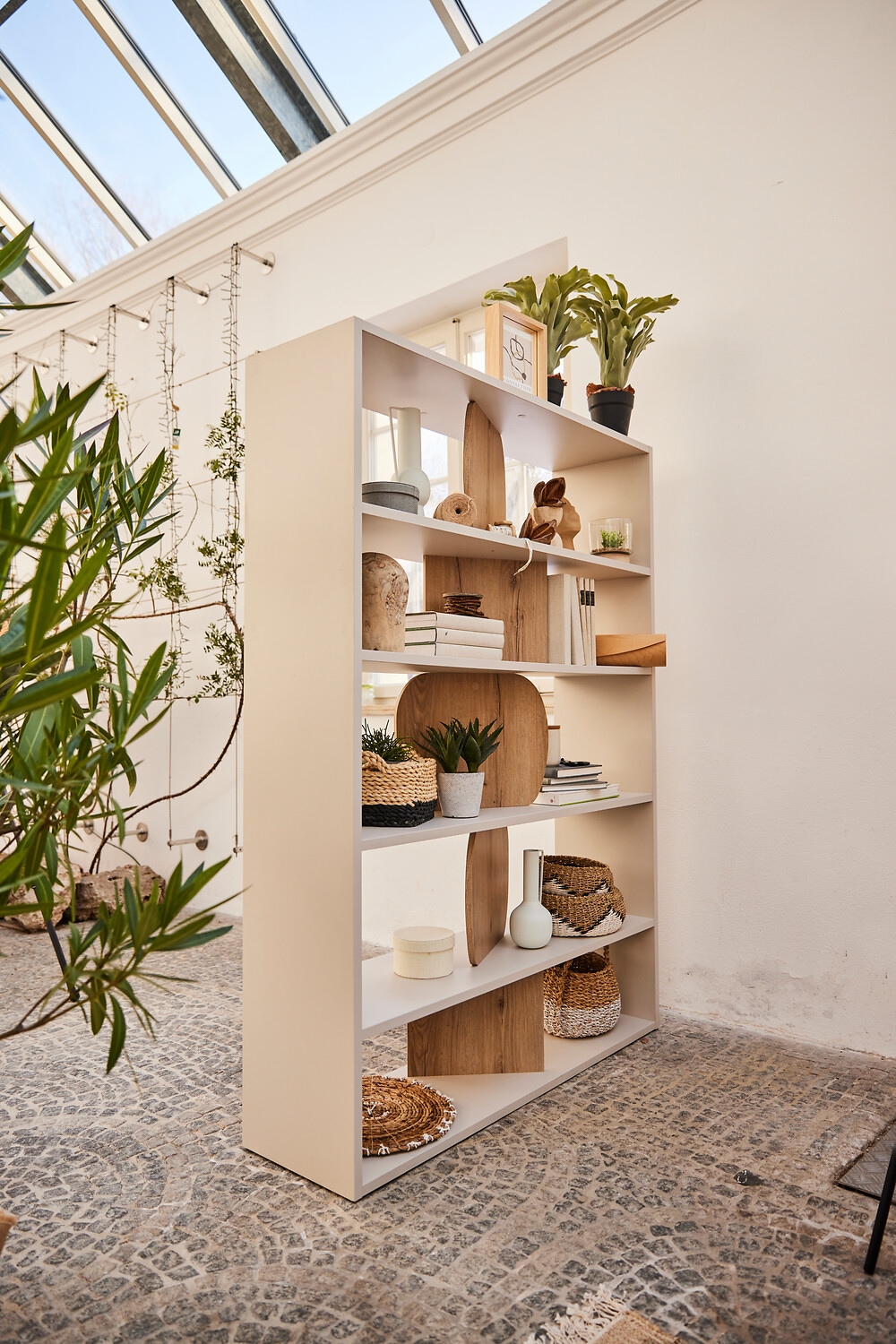 Gami Raumteilerregal »CAIRN« Praktische Bibliothek oder Raumtrennung