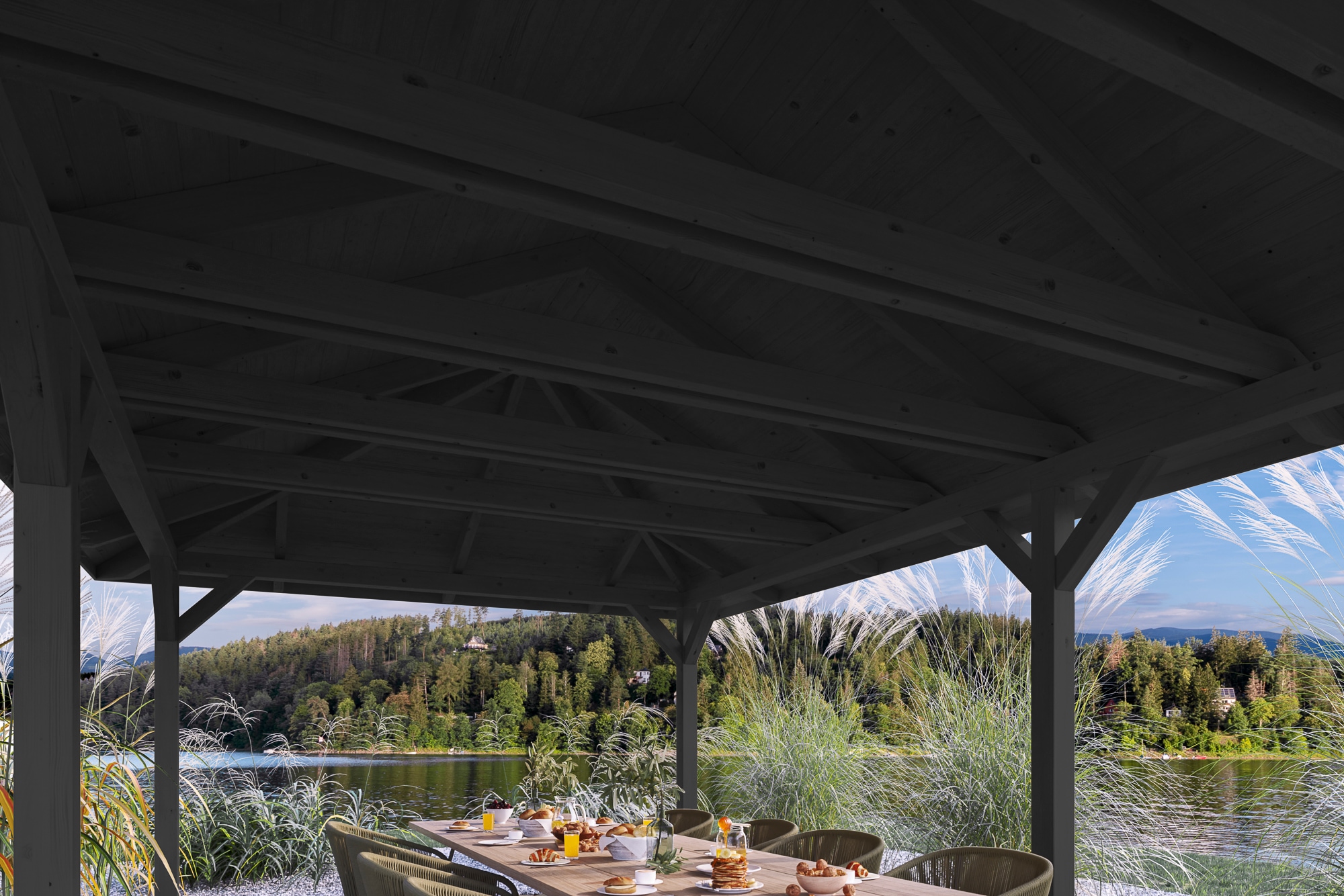 Skanholz Pavillon »Orleans 3«, 4-Eck, BxT: 504x916 cm