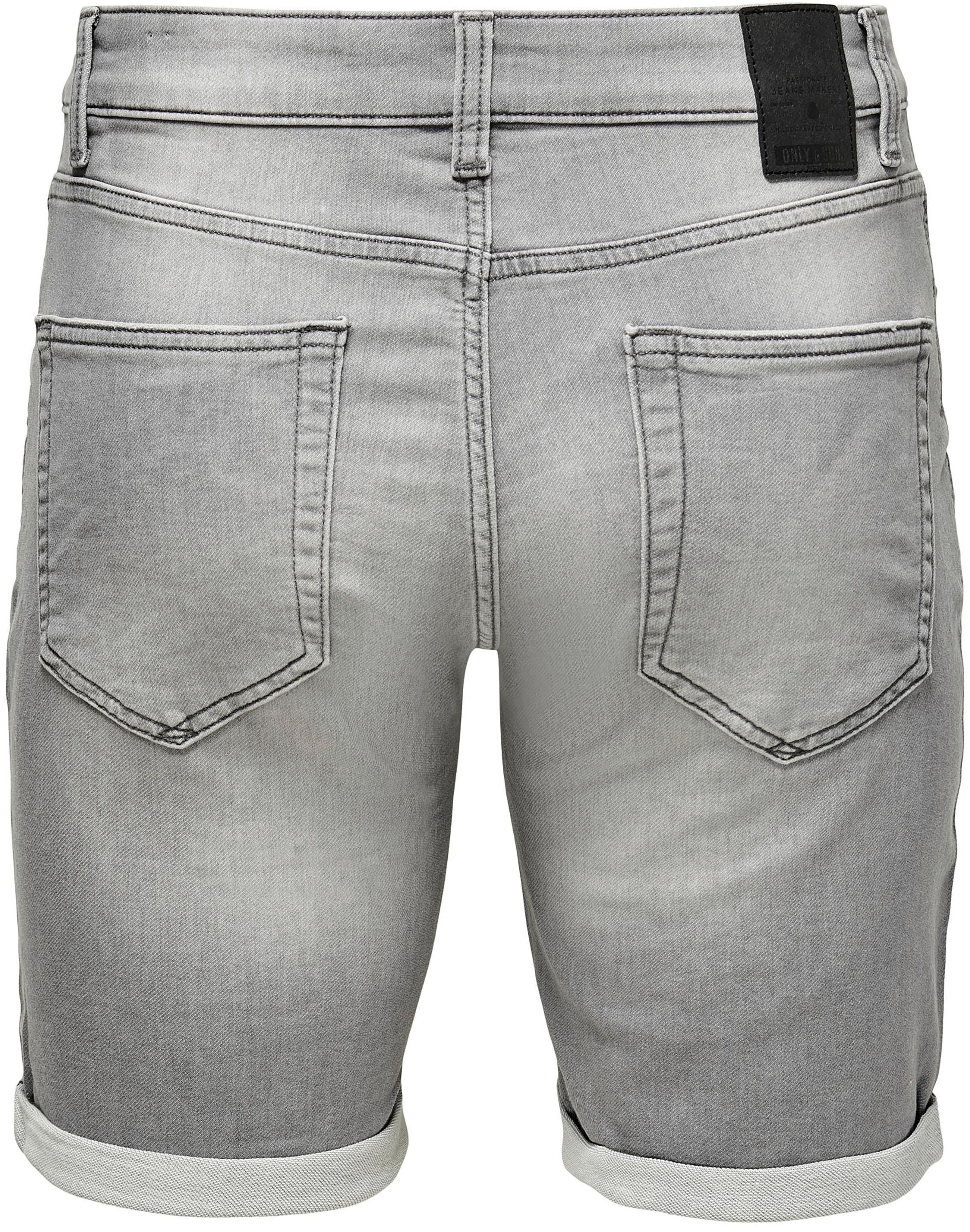 6. Bild von ONLY & SONS Jeansshorts »ONSPLY LIGHT BLUE 5189 SHORTS DNM NOOS«
