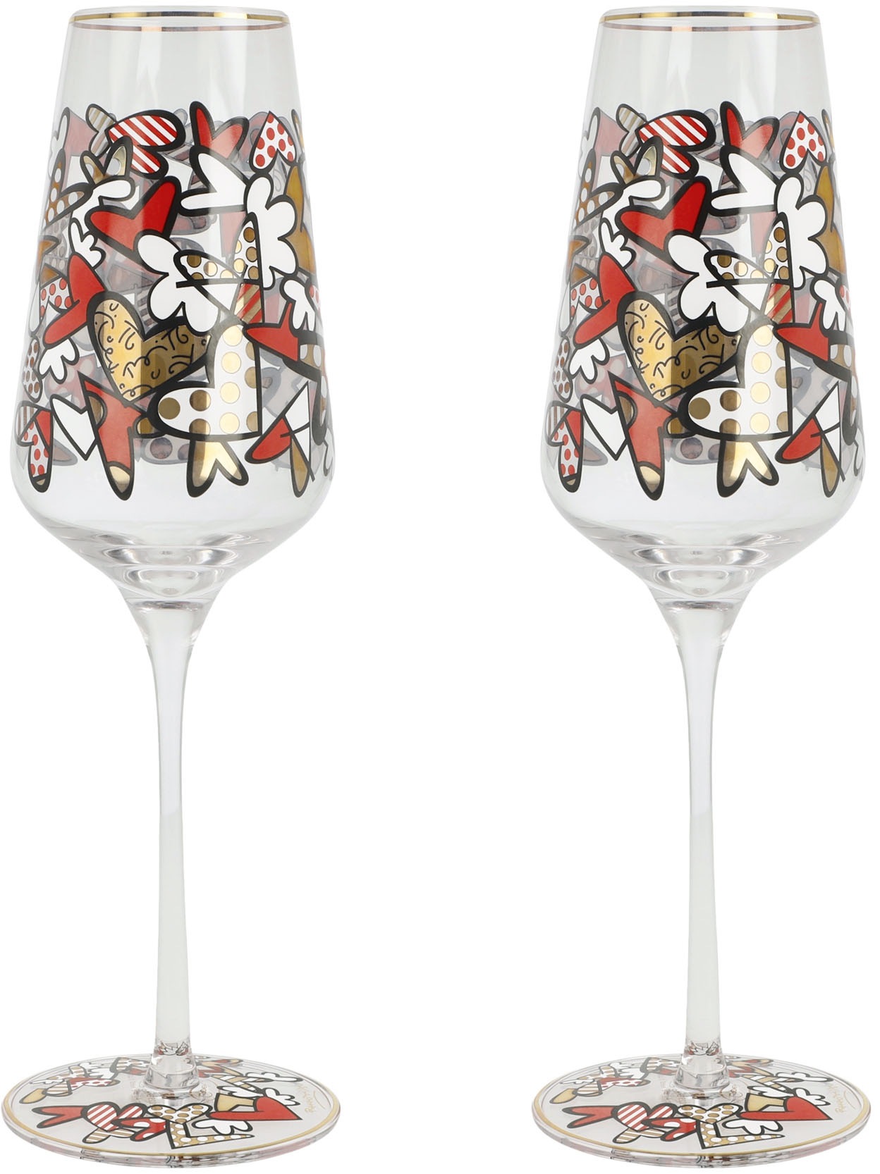 Goebel Sektglas »Sektglas Britto- All We Need Is Love« günstig online kaufen