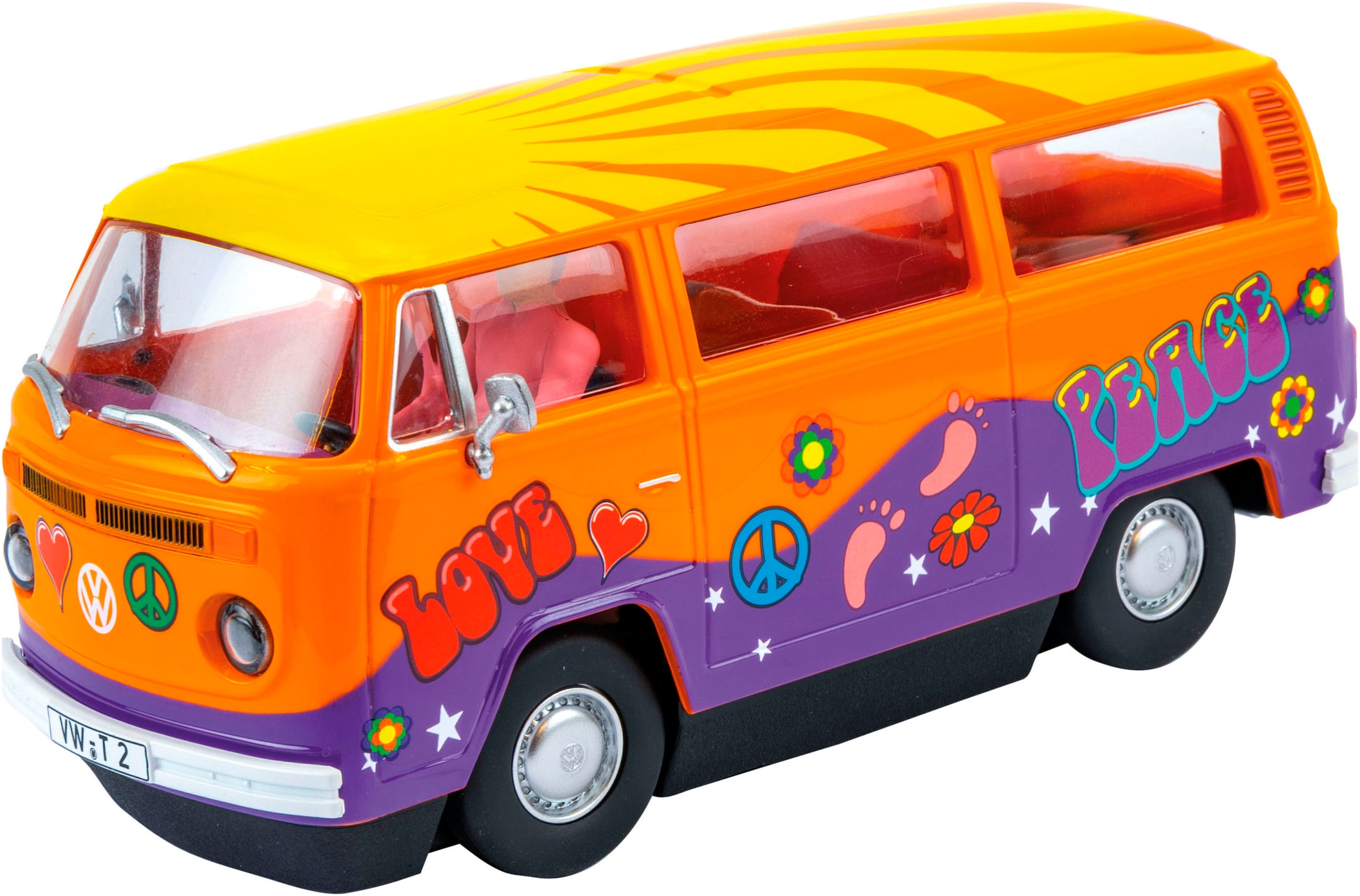 Carrera® Rennbahn-Auto »VW Bus T2b "Peace and Love"« mit Lichteffekt