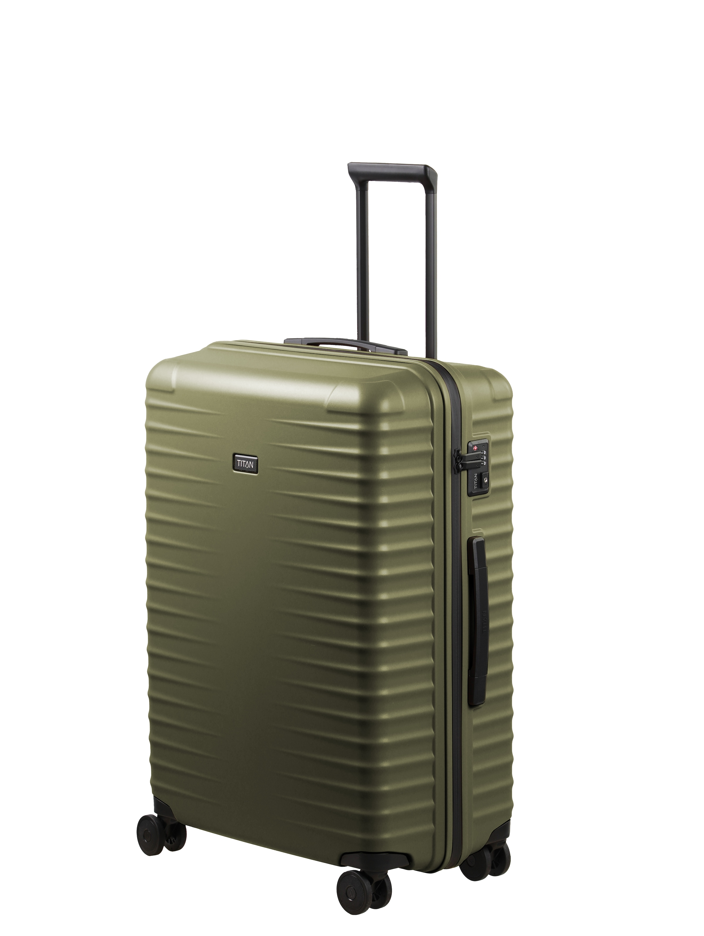 TITAN® Trolley »UPGRADE Koffer Hartschale« 100 l 4 Rollen mit kratzresistenter Oberfläche und cleverer Innenaufteilung