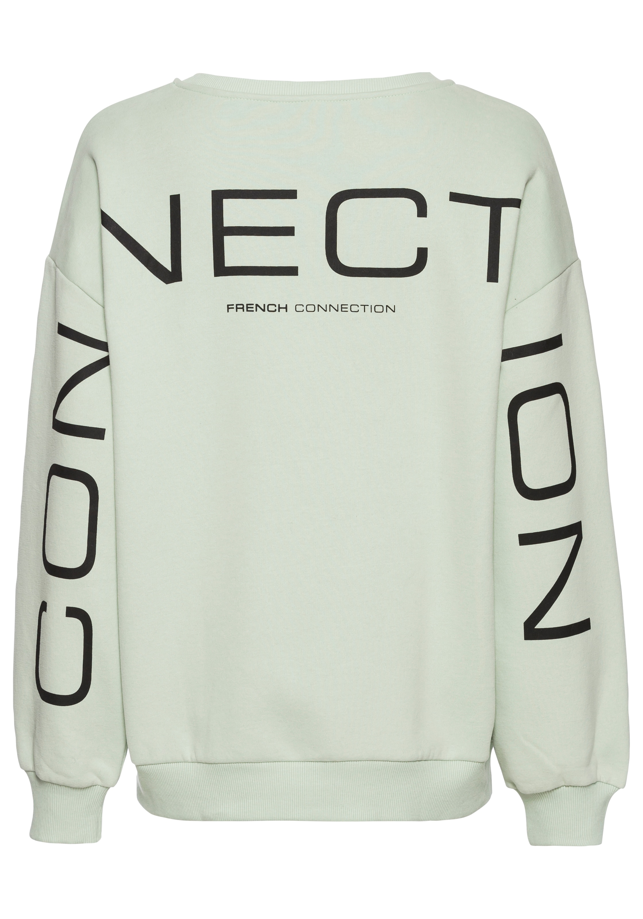 French Connection Sweatshirt, mit großem Logodruck auf dem Rücken