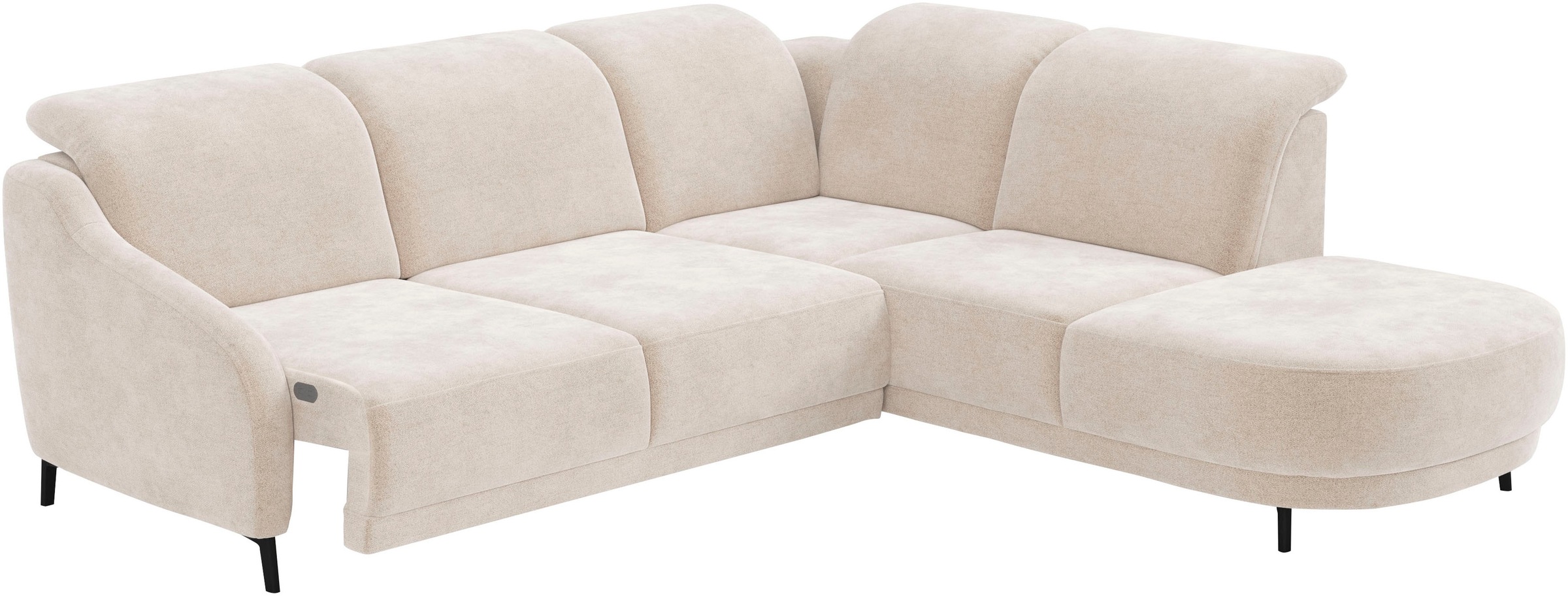 sit&more Ecksofa »Blues L-Form«, wahlweise mit Klapptisch und USB