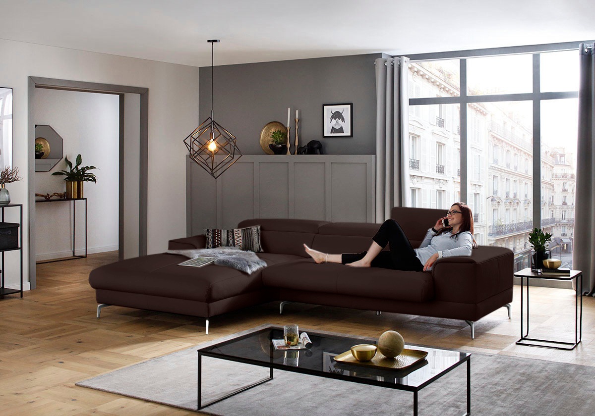 W.SCHILLIG Ecksofa »piedroo, Designsofa mit tollem Sitzkomfort, bequem und günstig online kaufen