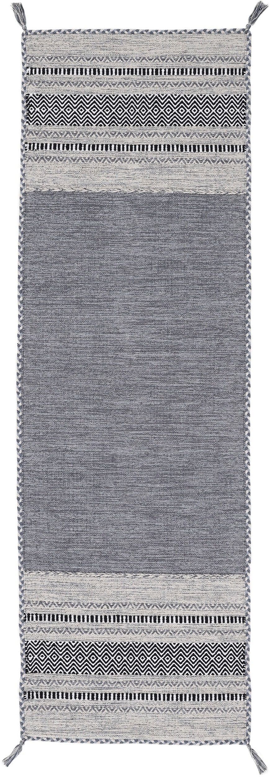 carpetfine Teppich »Kelim Azizi«, rechteckig, 5 mm Höhe, Baumwolle, Wendete günstig online kaufen
