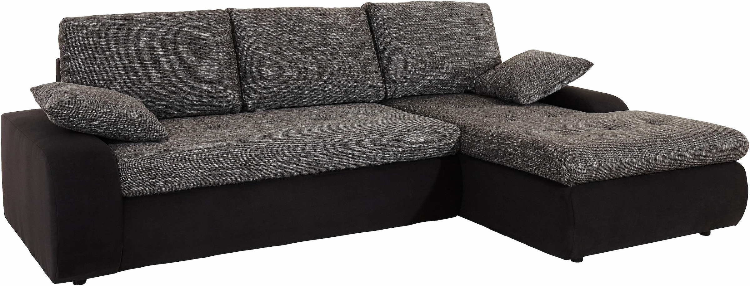 TRENDMANUFAKTUR Ecksofa »Indie, modern und bequem, Materialmix, OTTOs Choice, L-Form«, wahlweise XL oder XXL