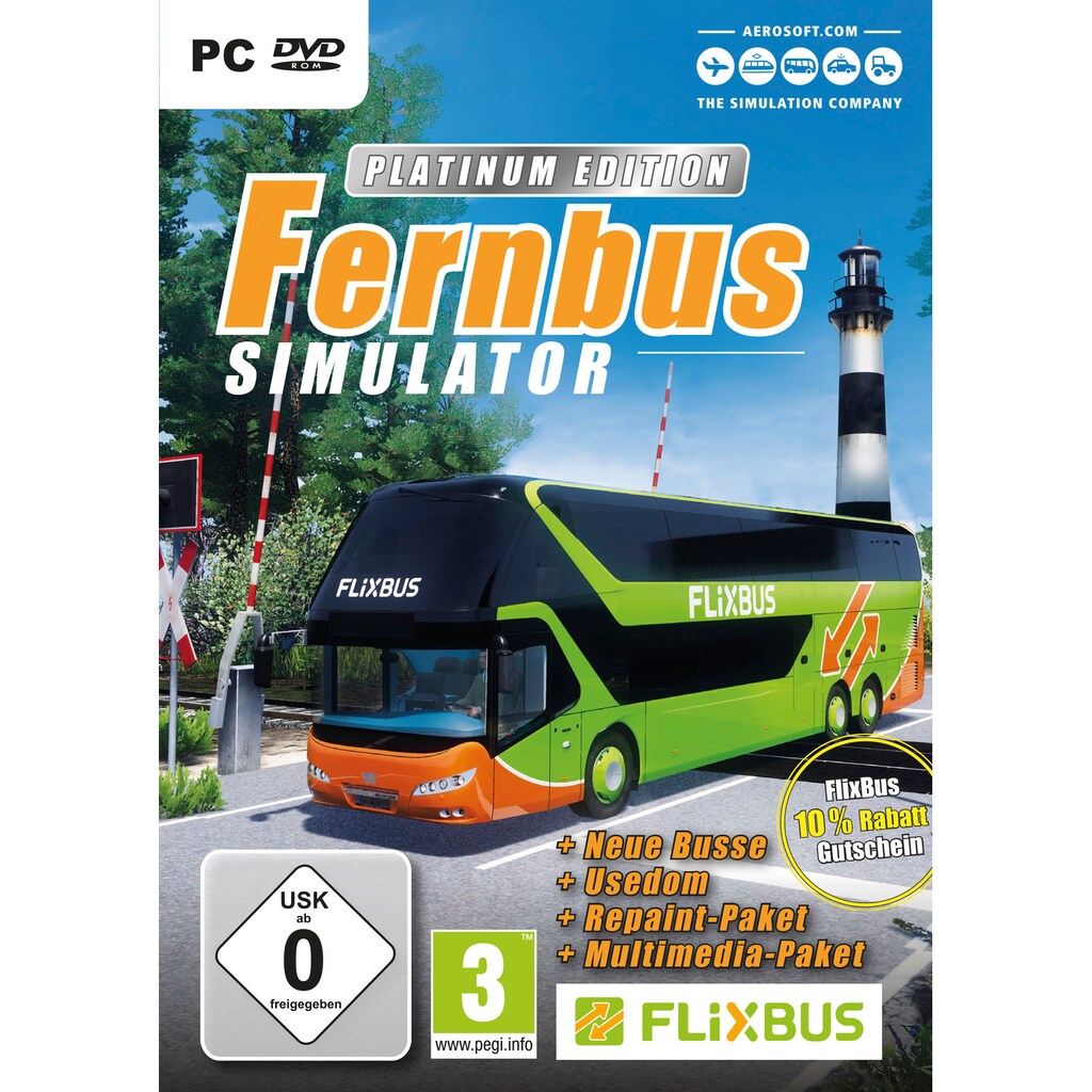 aerosoft Spielesoftware »Der Fernbus Simulator Platinum«, PC