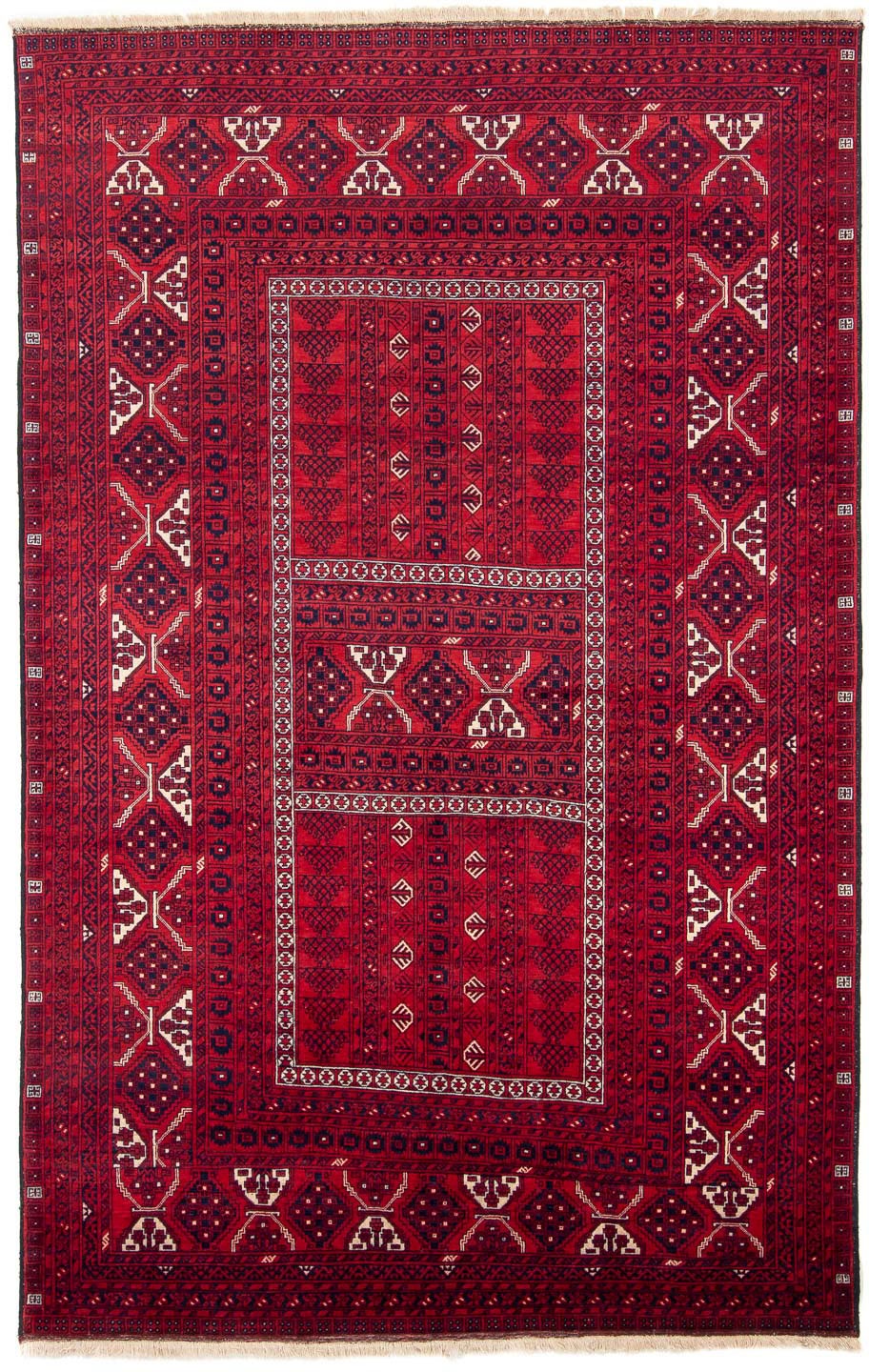 morgenland Orientteppich »Turkaman - 248 x 163 cm - dunkelrot«, rechteckig, günstig online kaufen