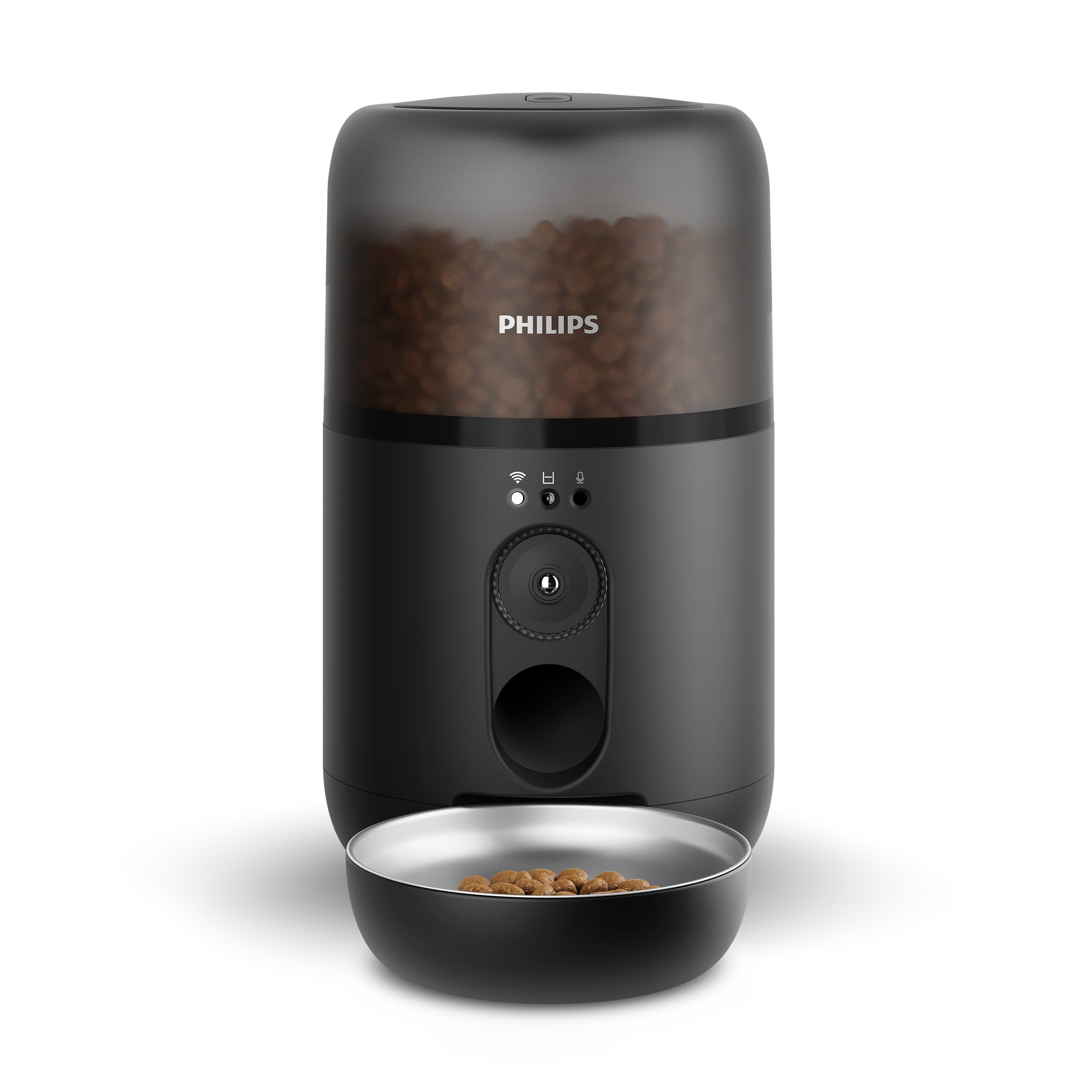 Philips Futterautomat »PAW5320/02 Pet Series, mit Kamera, 4,5l, für Katzen und kleine Hunde«, Nachfüll-Benachrichtigung, Anti-Verstopf-Technologie u. App-Anbindung