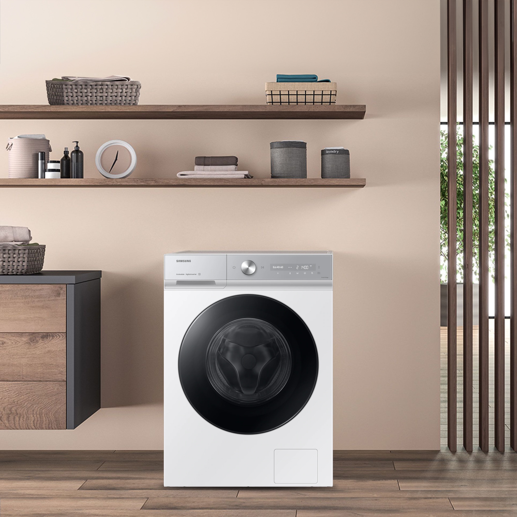 Samsung Waschmaschine WW8400D »WW11DB8B95GH« 11 kg 1400 U/min Quick Drive™ Option – Volle Waschleistung. Halbe Zeit