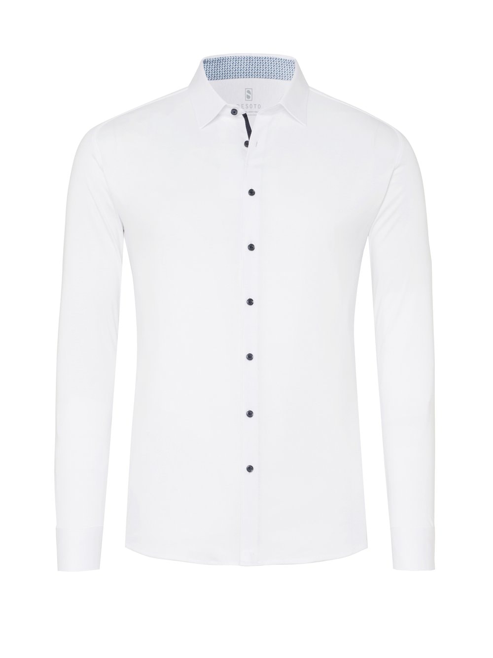 DESOTO Langarmhemd »Jerseyhemd Casual Kent«