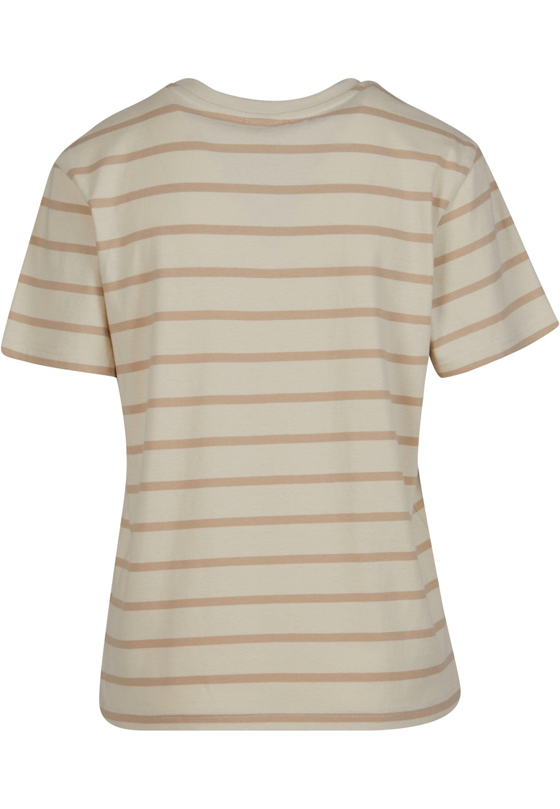 URBAN CLASSICS T-Shirt »Urban Classics Damen Ladies Striped Boxy Tee« 1 Stk. tlg.