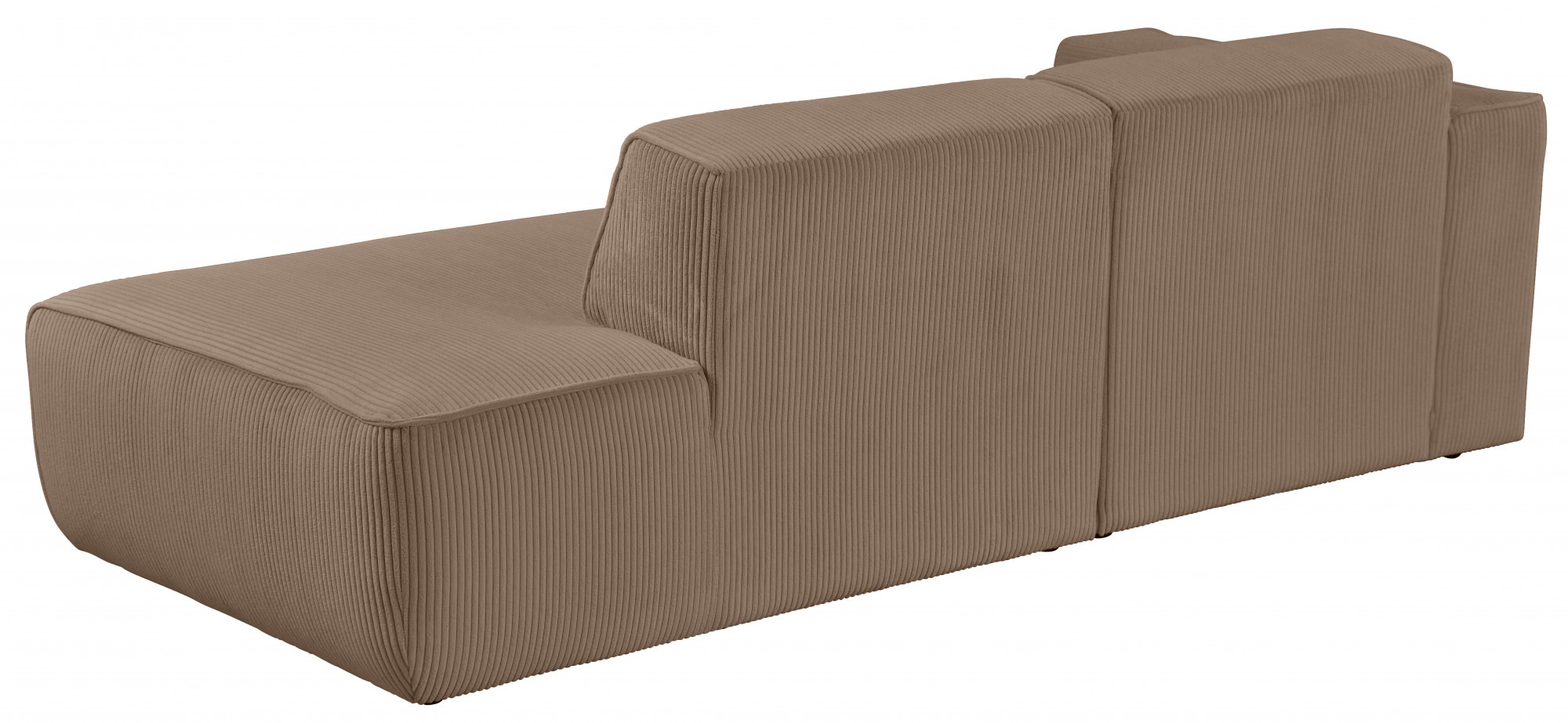 andas 2-Sitzer »Noord mit Kedernaht, Breite 227 cm«, Cord, Struktur, Webstoff, mit Wellenunterfederung, Massivholzrahmen