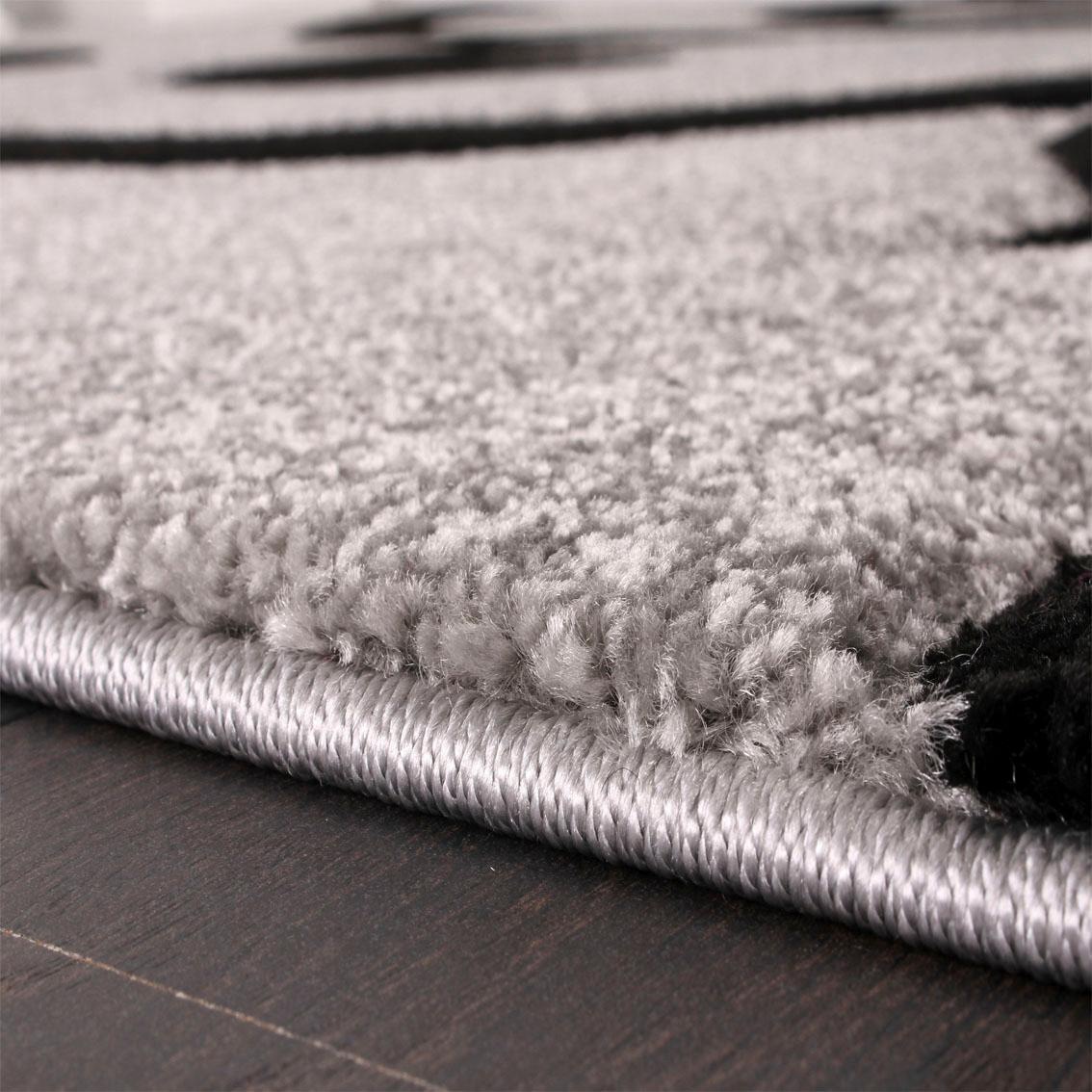 Paco Home Läufer »Diamond 761«, rechteckig, 18 mm Höhe, Teppich-Läufer, Kurzflor, gewebt, 3D-Design, mit Ornamenten