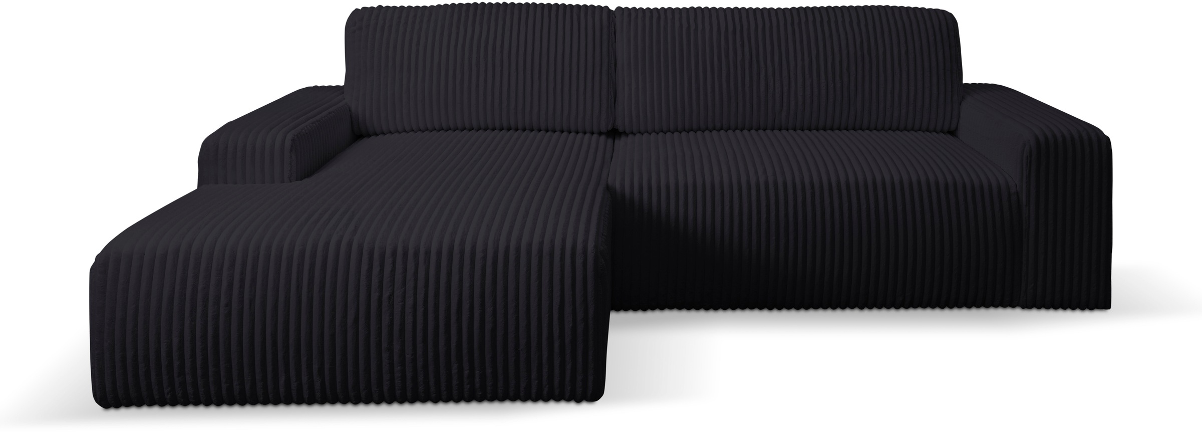 WERK2 Ecksofa »Rotterdam-L, kuschelweicher Cord oder Breitcord, L-Form, Bre günstig online kaufen