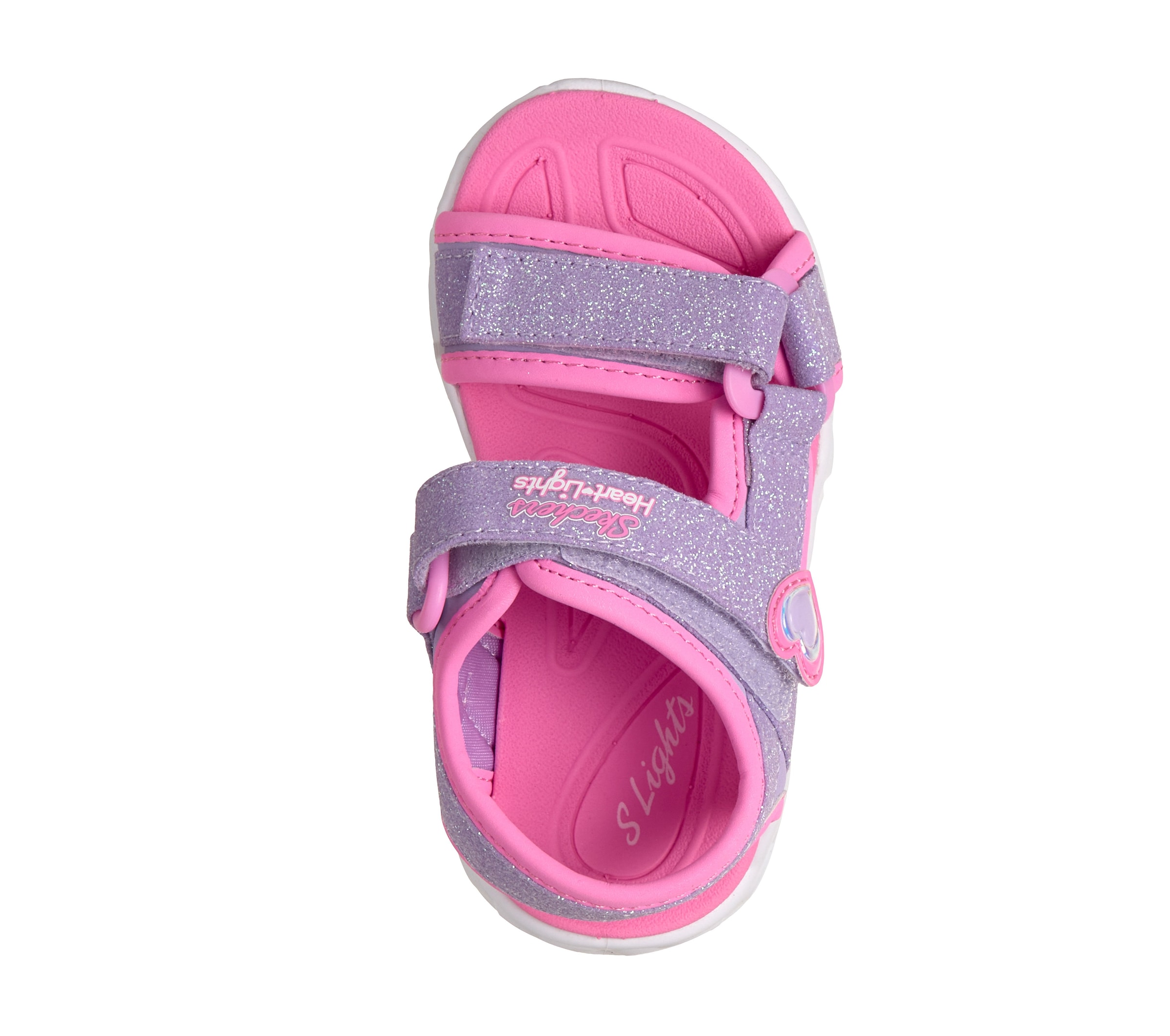 Skechers Sandale »HEART LIGHTS SANDALS«  Sommerschuh mit Klettverschluss, Größenschablone zum Download