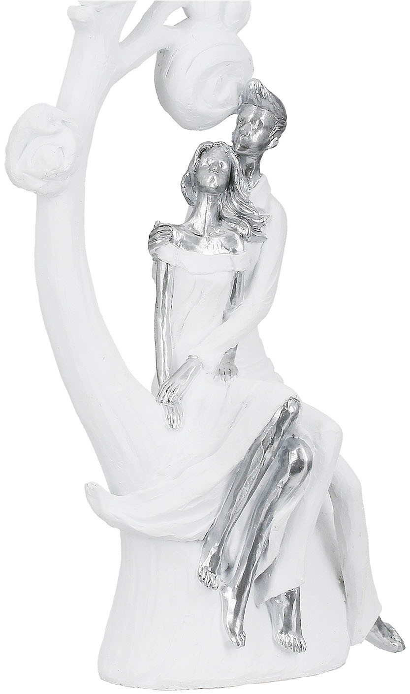 Casablanca by Gilde Dekofigur »Figur Paar; Baum Tree of love weiß H. 39,5 cm«