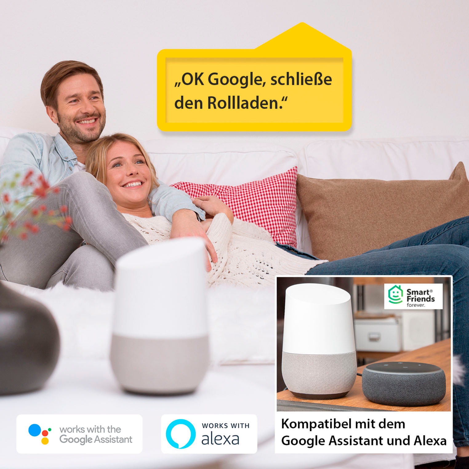 SCHELLENBERG Rollladenmotor »Premium, Rohrmotor mit Funk Endlageneinstellung«, geeignet für 60 mm Rollladenwellen, Maxi, 10 Nm, Zugkraft 20 kg