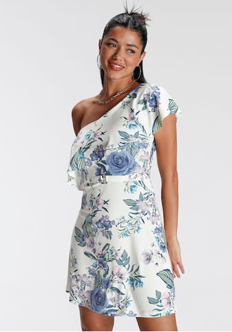 Melrose Off-Shoulder-Kleid, mit Ziergürtel - NEUE KOLLEKTION kaufen