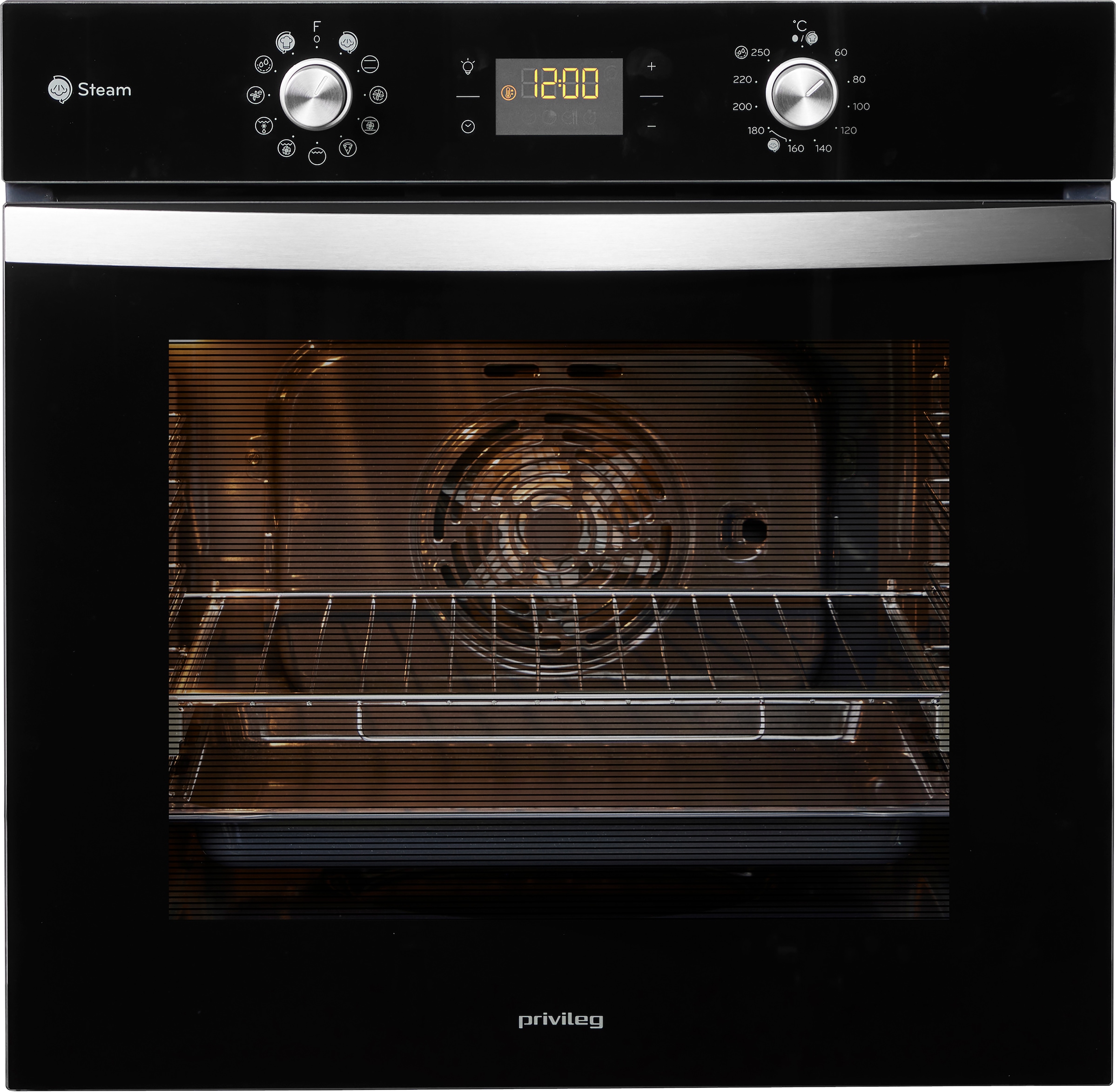 Privileg Backofen-Set »PBWK3 JH8S BLG«, mit 1-fach-Teleskopauszug, Hydrolyse