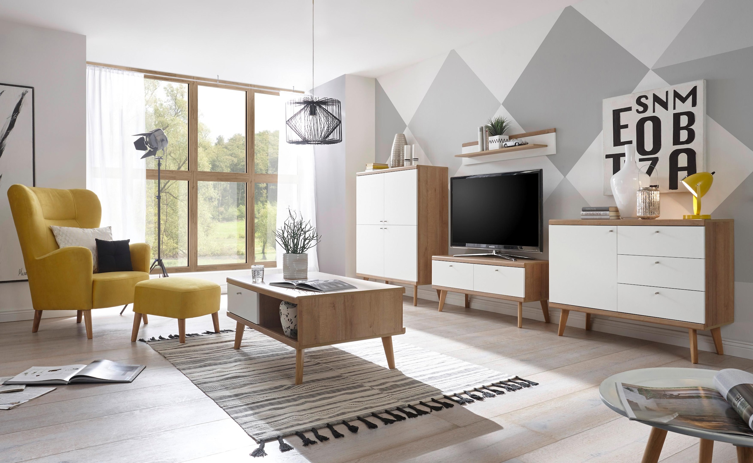 andas Sideboard »Merle«, Scandi 107 der Breite Design, aus cm, Collection Home auf Raten freundin bestellen