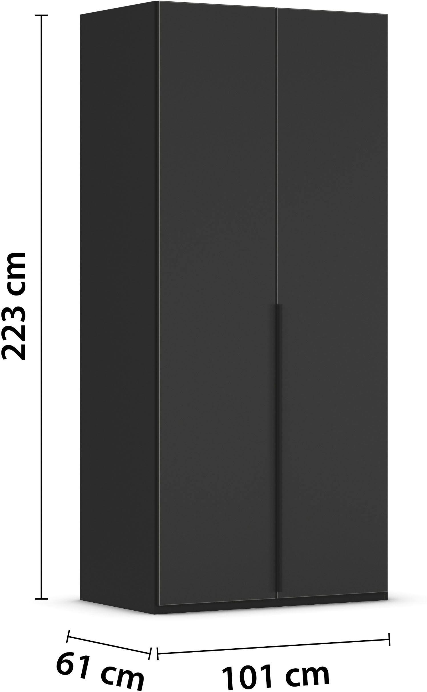 LeGer Home by Lena Gercke Kleiderschrank »Schrank Garderobe Ankleide Schlafzimmer Flur SERINA Eyecatcher«, (in 3 verschiedenen Ausstattungen BASIC/CLASSIC/PREMIUM), in 6 Breiten (101 - 401 cm) mit Front Glas oder Dekor MADE IN GERMANY