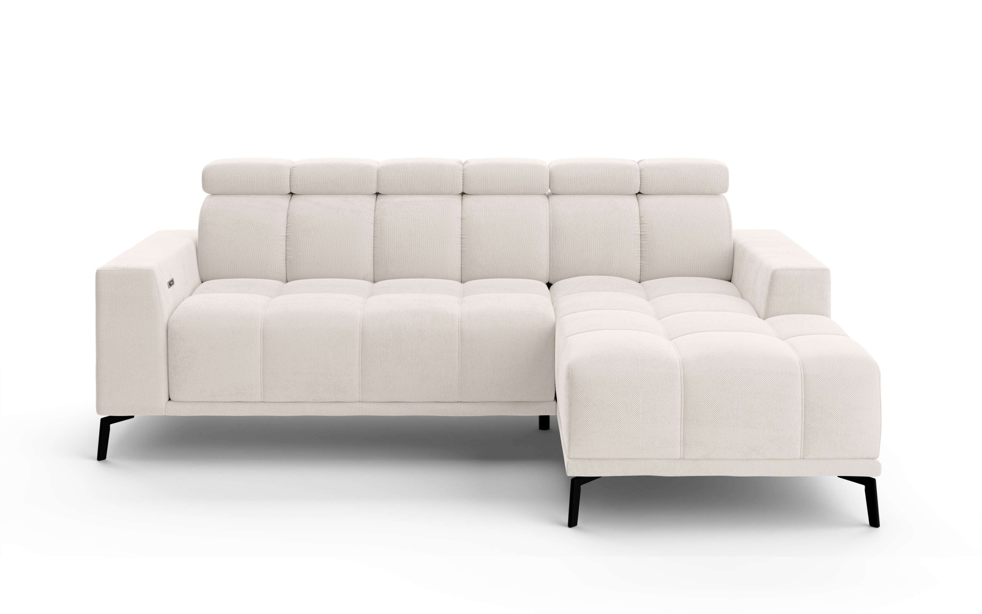 INOSIGN Ecksofa »CAZIE, Designsofa, L-Form, trendige Bubble-Optik,«, L-Form mit Wellenunterfederung, Recamiere rechts/links bestellbar