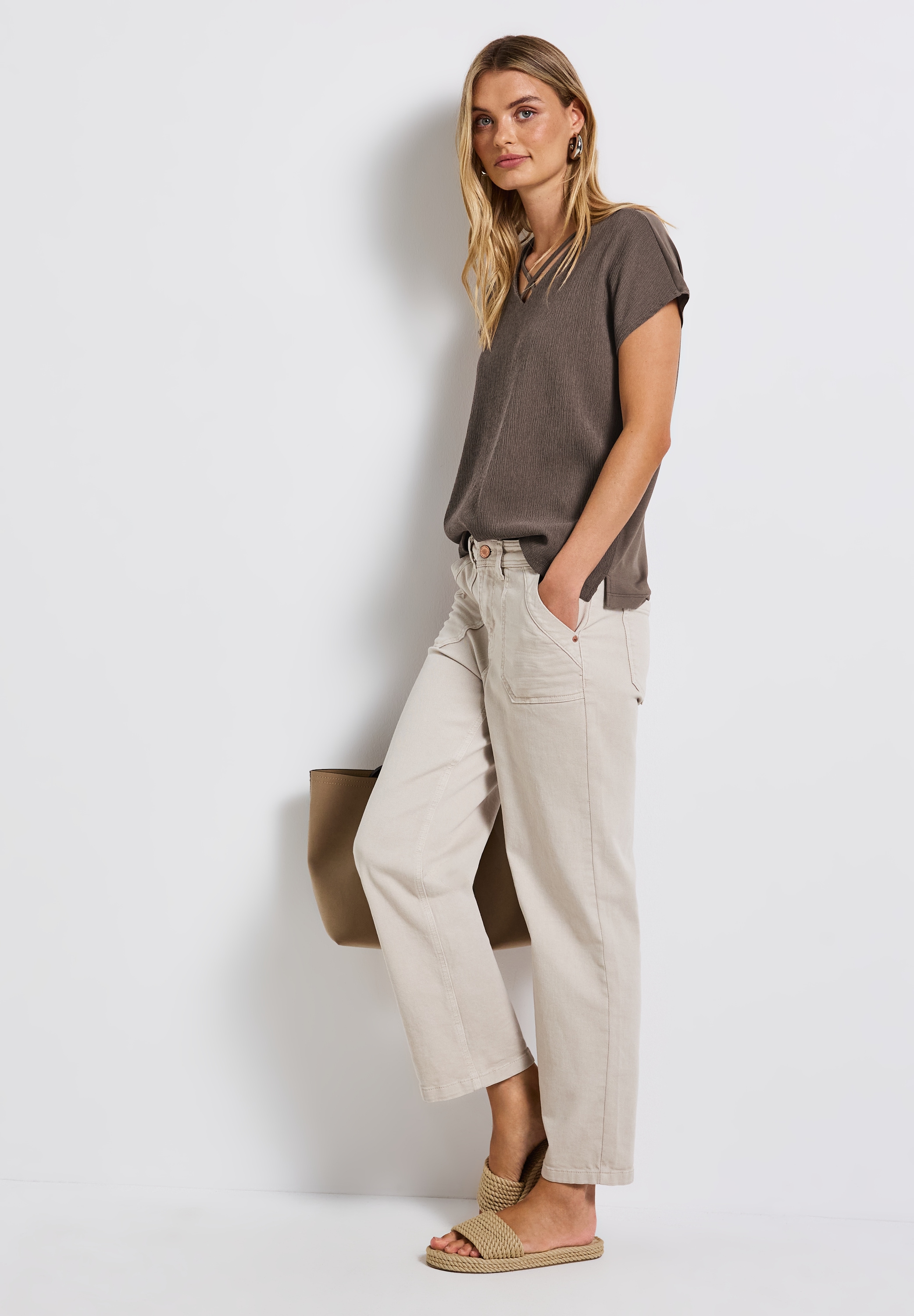 STREET ONE Shirttop mit Struktur