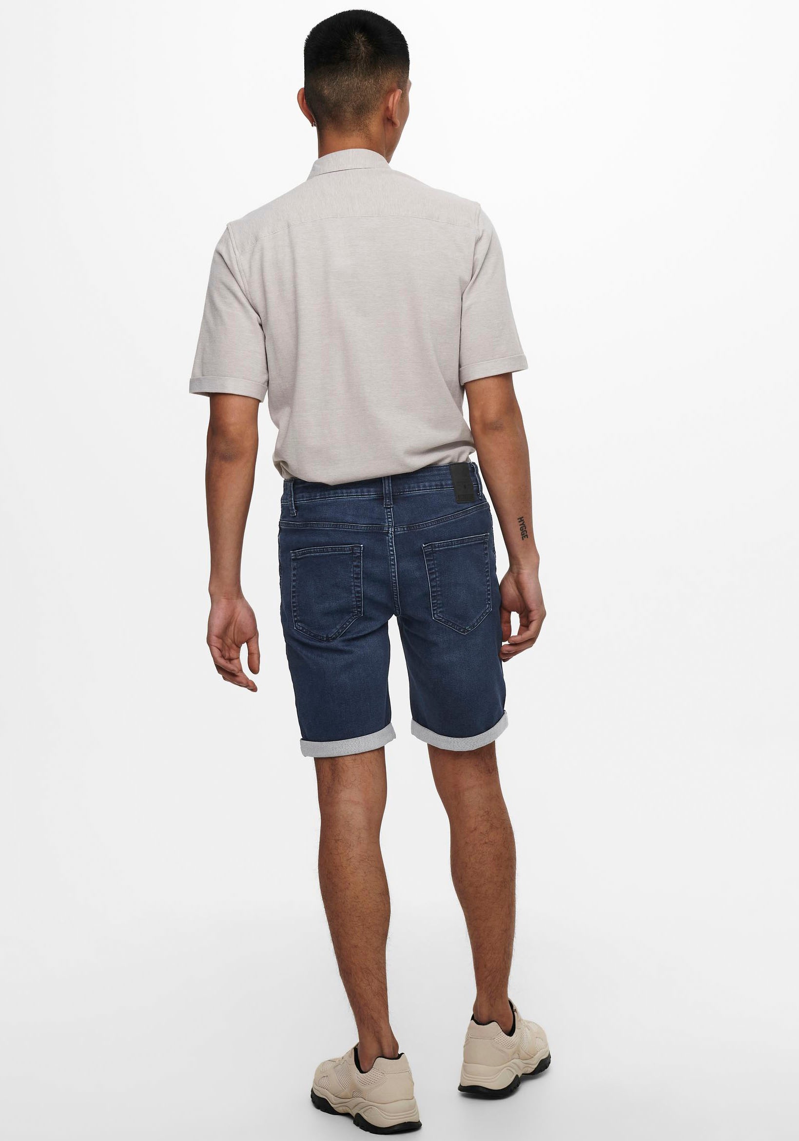 2. Bild von ONLY & SONS Jeansshorts »ONSPLY LIGHT BLUE 5189 SHORTS DNM NOOS«
