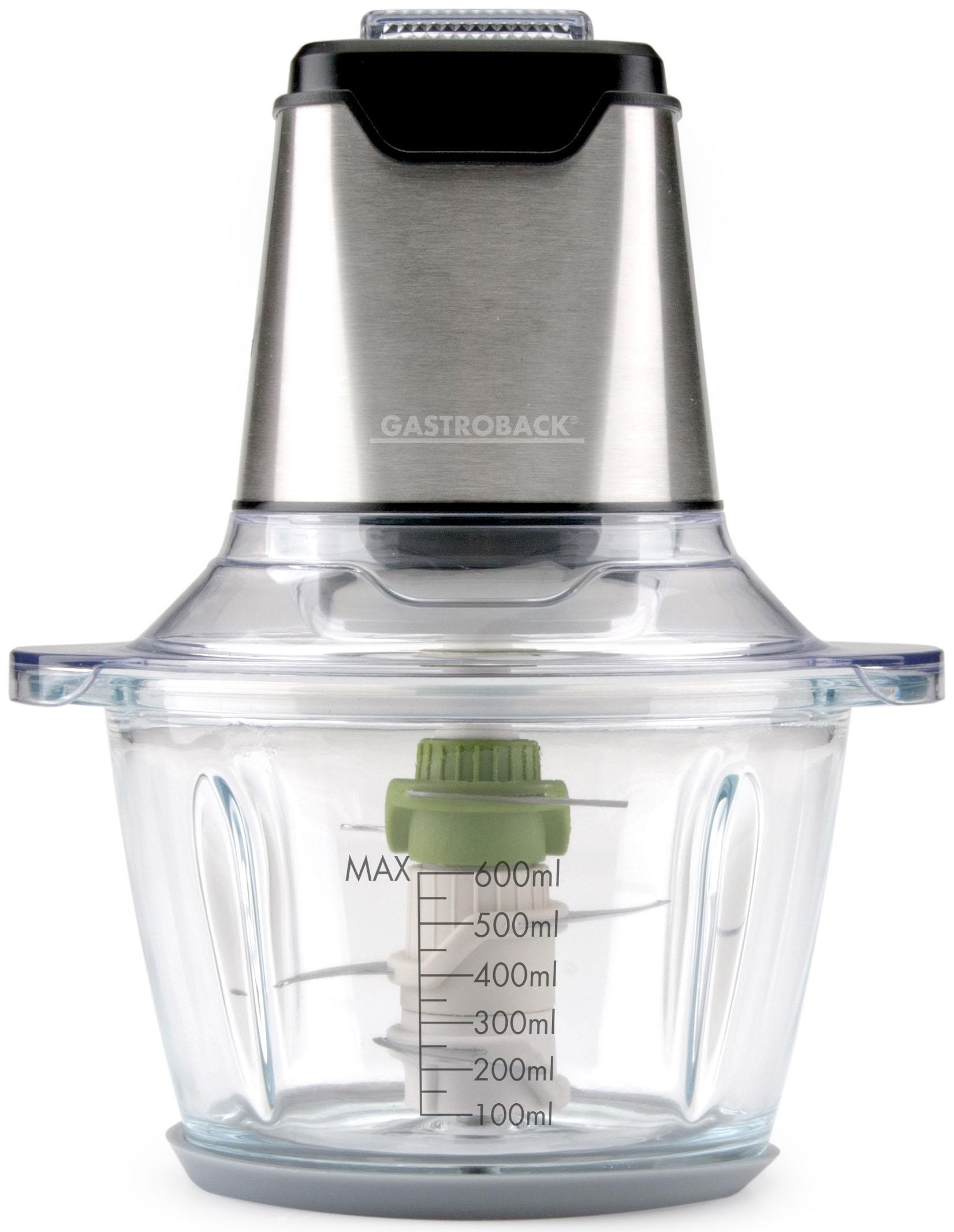 Gastroback Zerkleinerer »Design Mini Chopper Plus 40961«, 400 W