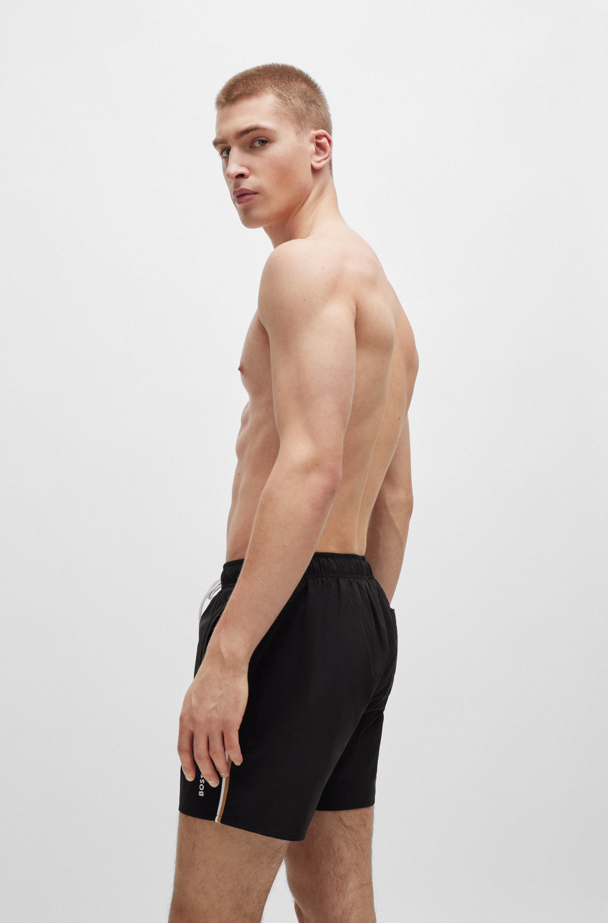 BOSS Badeshorts »Iconic«, mit Gesäßtasche