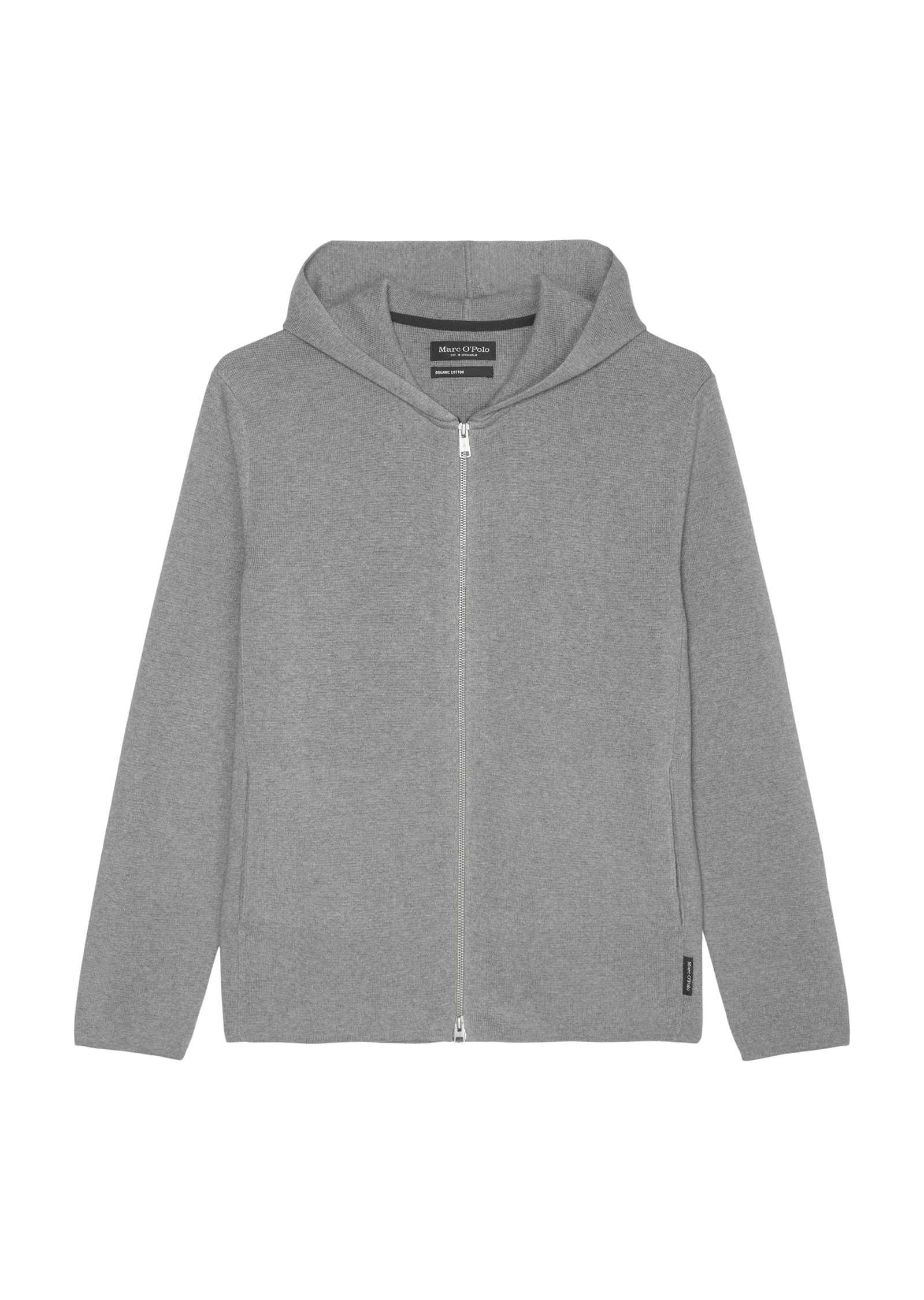 Marc O'Polo Kapuzenstrickjacke, mit Zwei-Wege-Reißverschluss