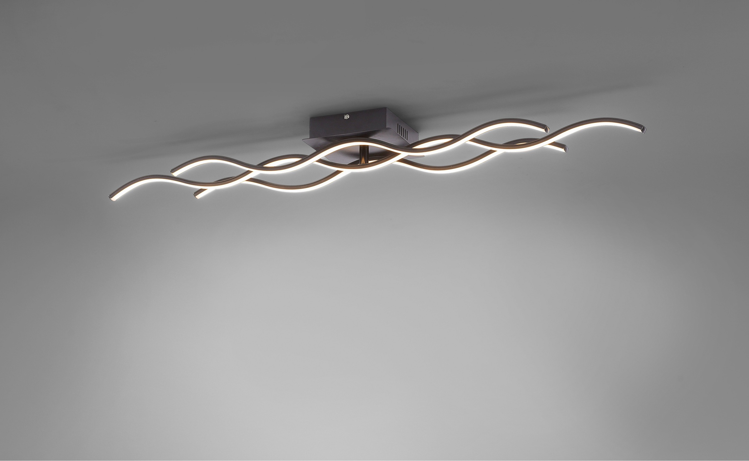 JUST LIGHT LED Deckenleuchte »WAVE«, 1 flammig, Leuchtmittel LED-Board | LED fest integriert, LED Deckenlampe