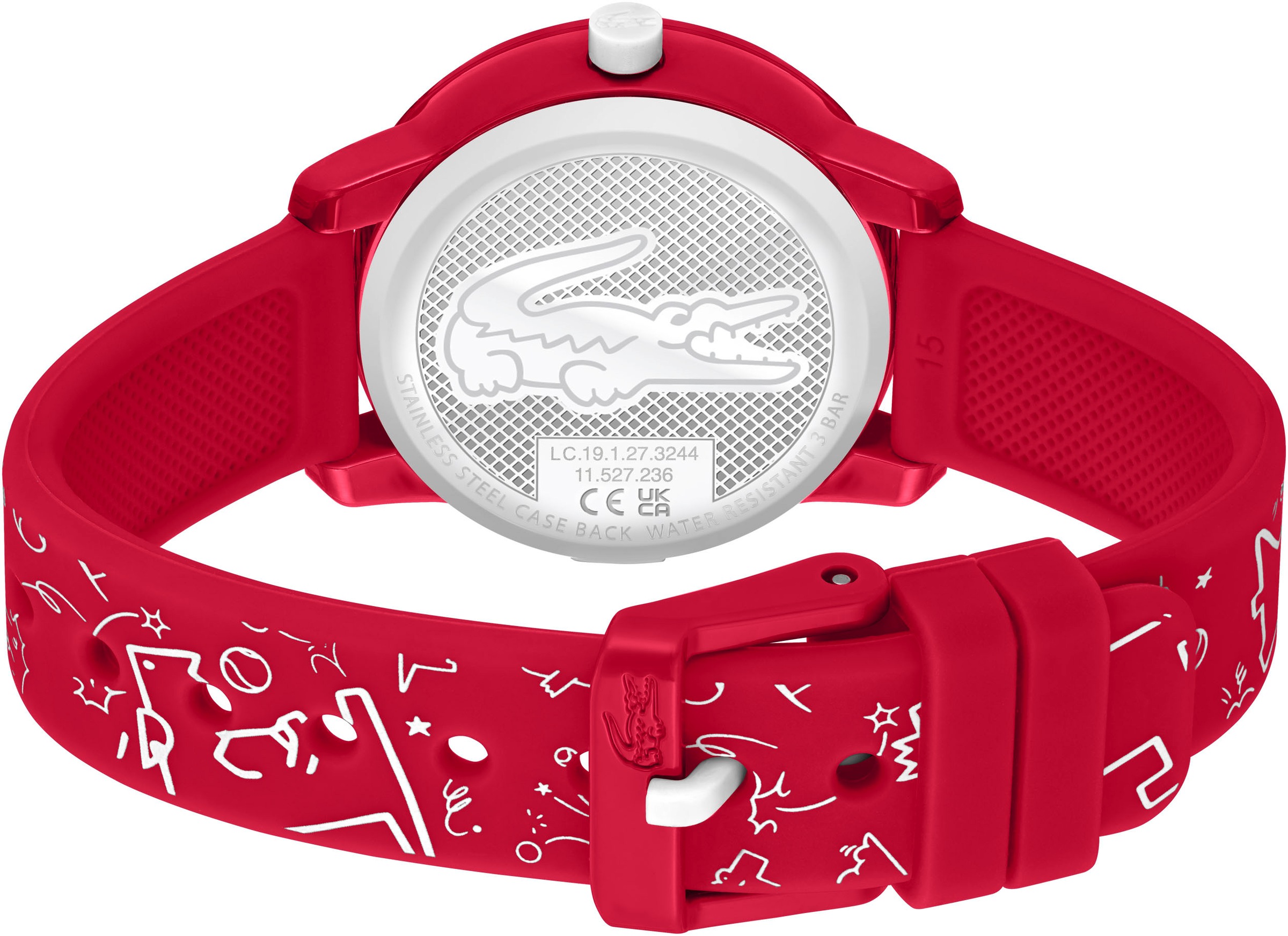 Lacoste Quarzuhr »LACOSTE.12.12 KIDS«, Armbanduhr, Kinderuhr, Mädchen, Jungen, ideal auch als Geschenk