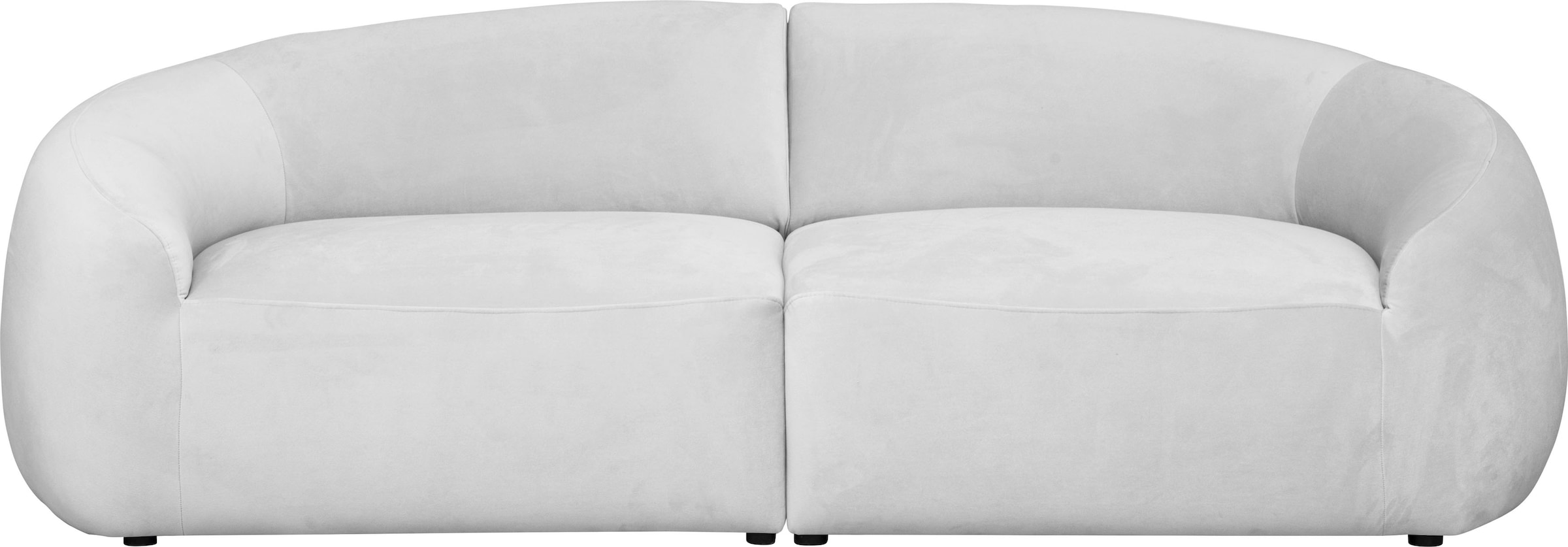 LeGer Home by Lena Gercke Big-Sofa »YANI Designersofa, organische Form, Maße B/T/H: 240/64/81 cm«, mit Wellenunterfederung, auch in Bouclé, passend zur Serie